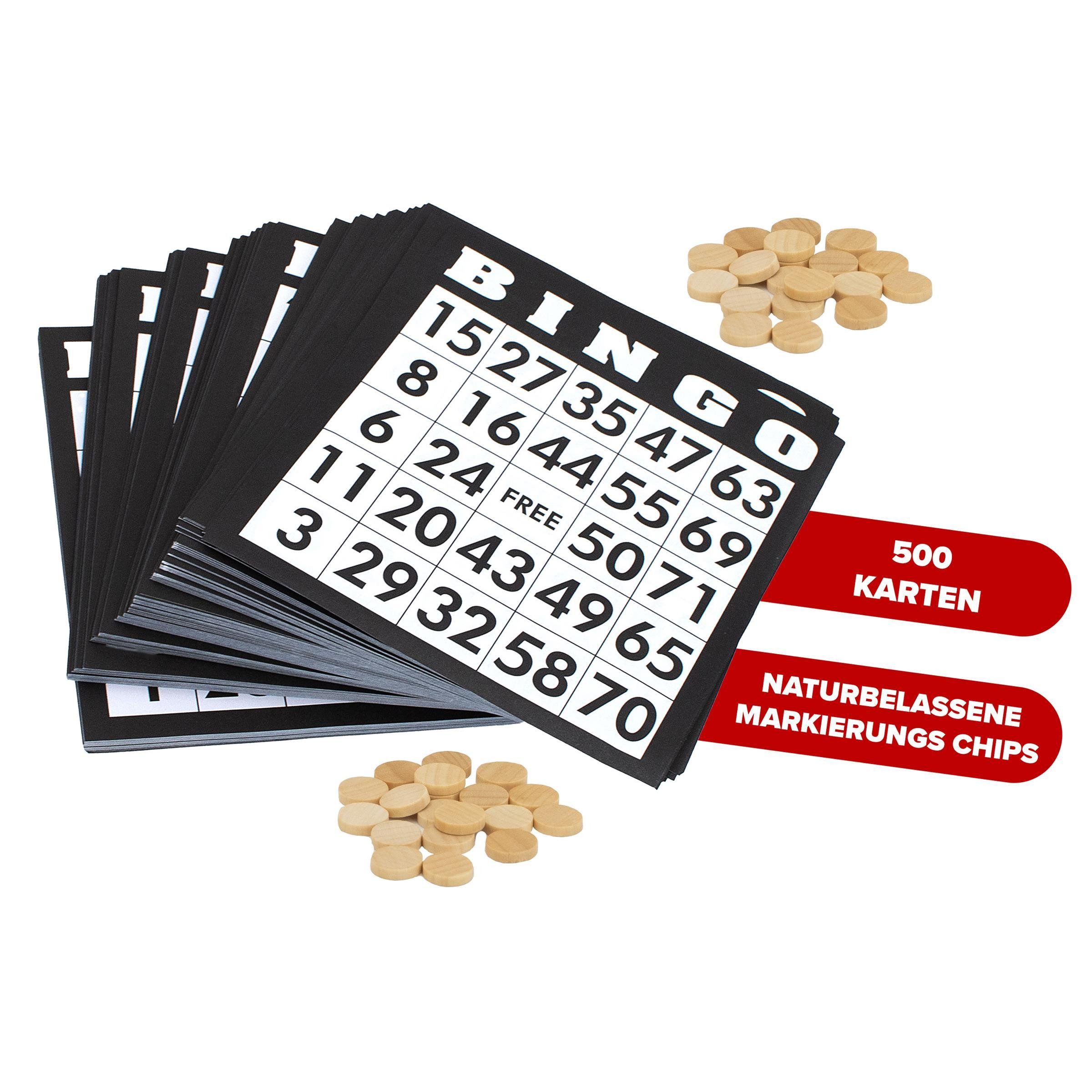 Kyto Spiel Kyto Bingospiel Deluxe Gold + 500 Bingokarten