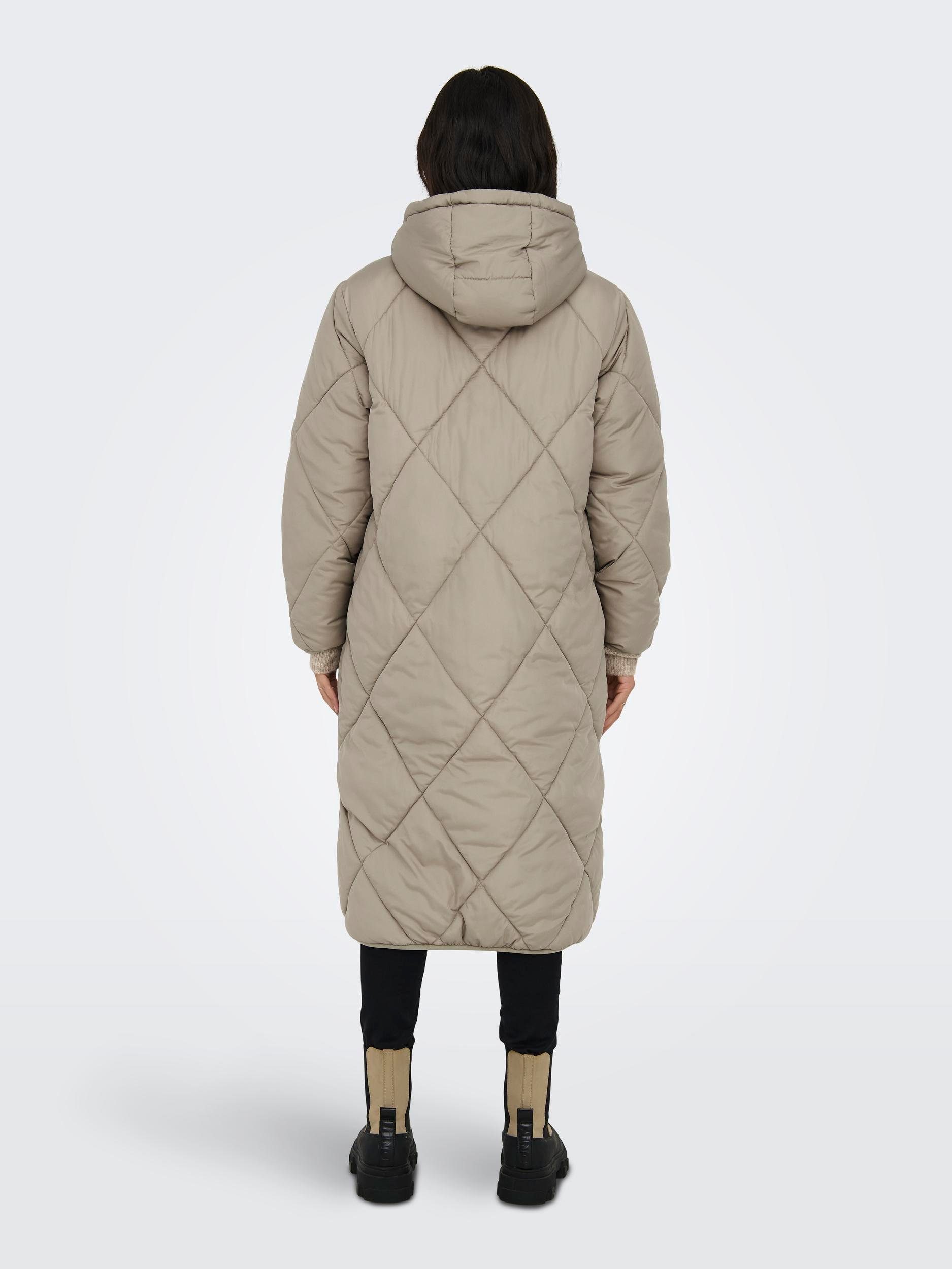 ONLY Maxikleid ONLNEWTAMARA X-LONG QUILTED CC Weathered Teak COAT