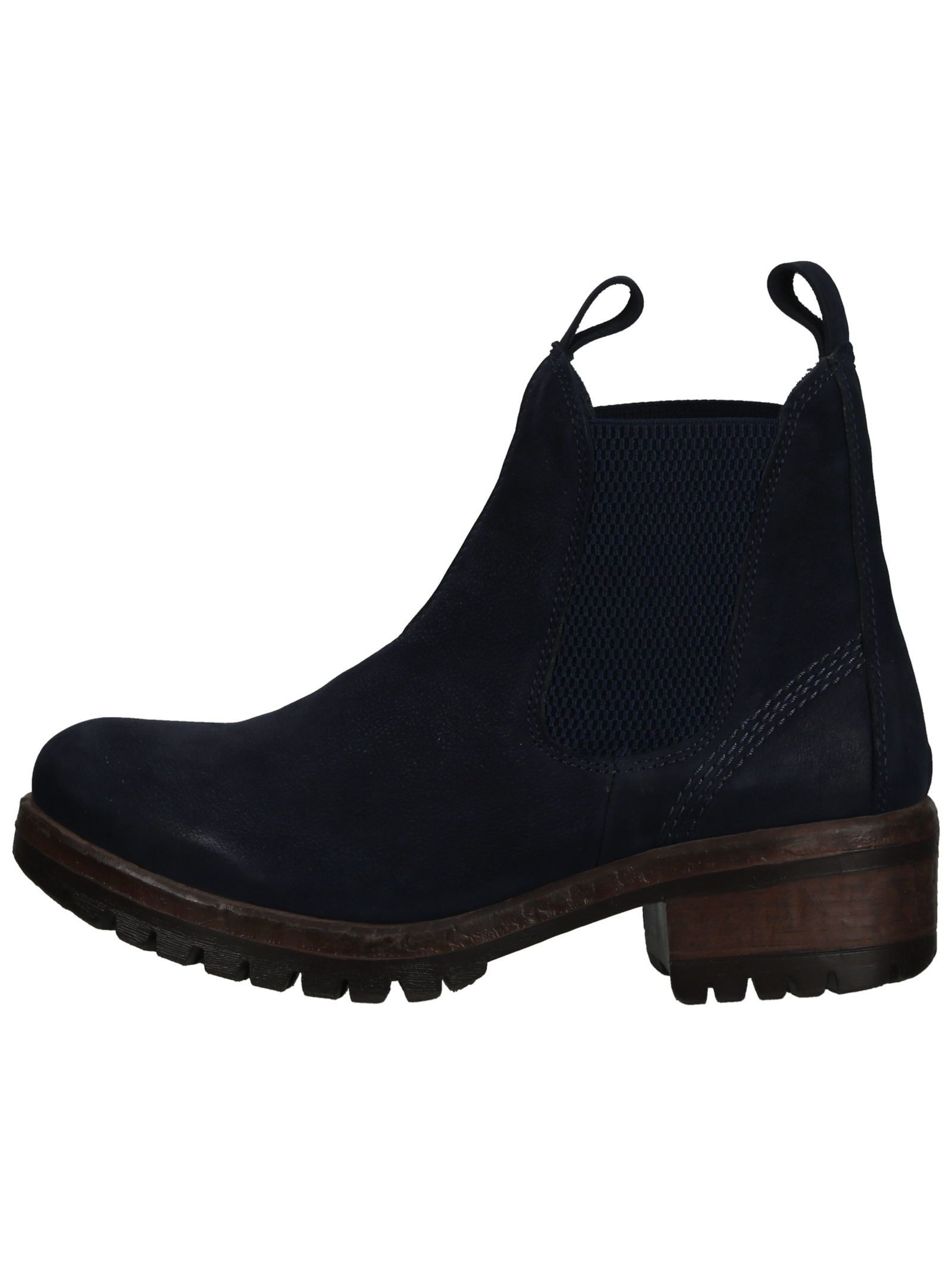 Lazamani Lazamani Stiefelette Nubukleder/Textil Stiefelette