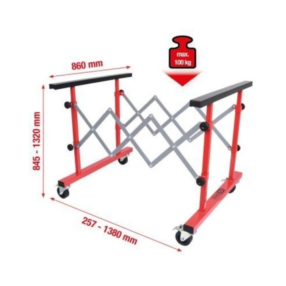 KS Tools Montagewerkzeug Universal Teleskop-Mehrzweckwagen 500.8100, 500.8100