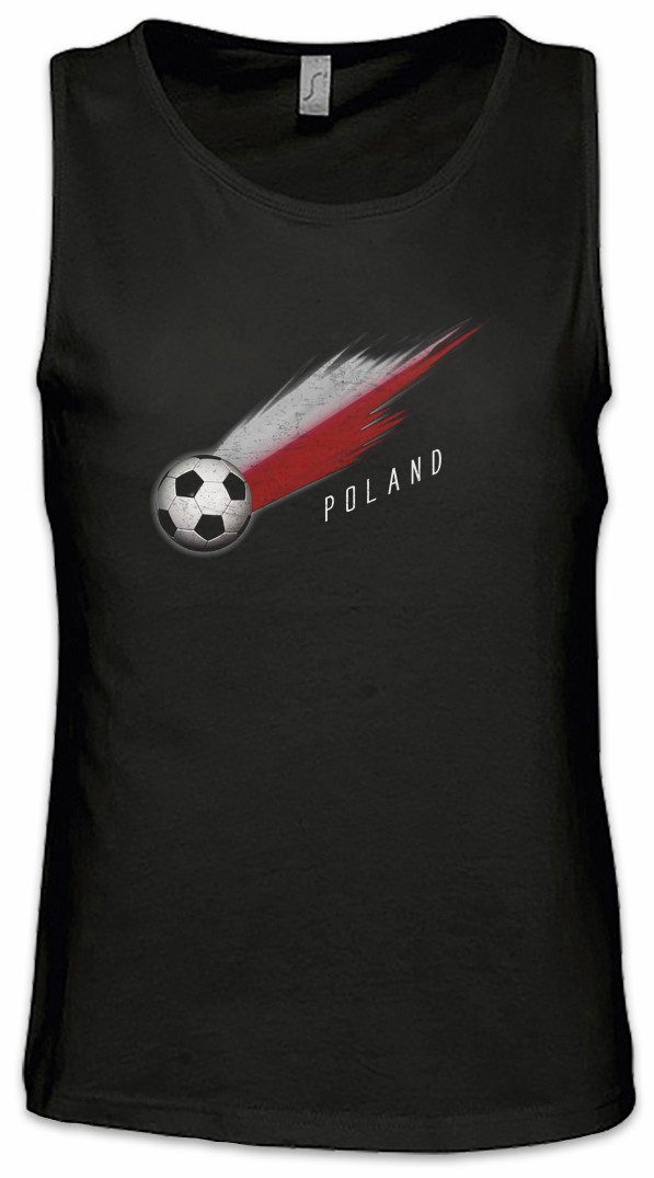 Urban Backwoods Tanktop Poland Football Comet I Ärmelloses T-Shirt Polen Polnisch Polnische Polish Fußball Fussball Komet