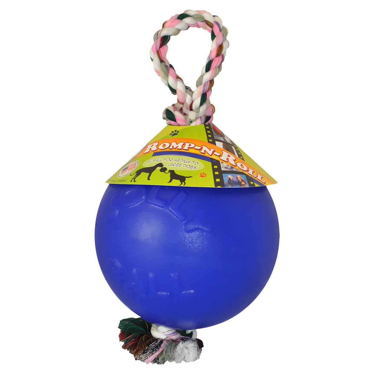 Tierball Hundespielzeug Romp-n-Roll blau