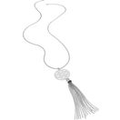 LASCANA Lange Kette Halskette mit Traumfänger Anhänger, mit Ornament und Tassel, Kette mit Anhänger, Halsschmuck