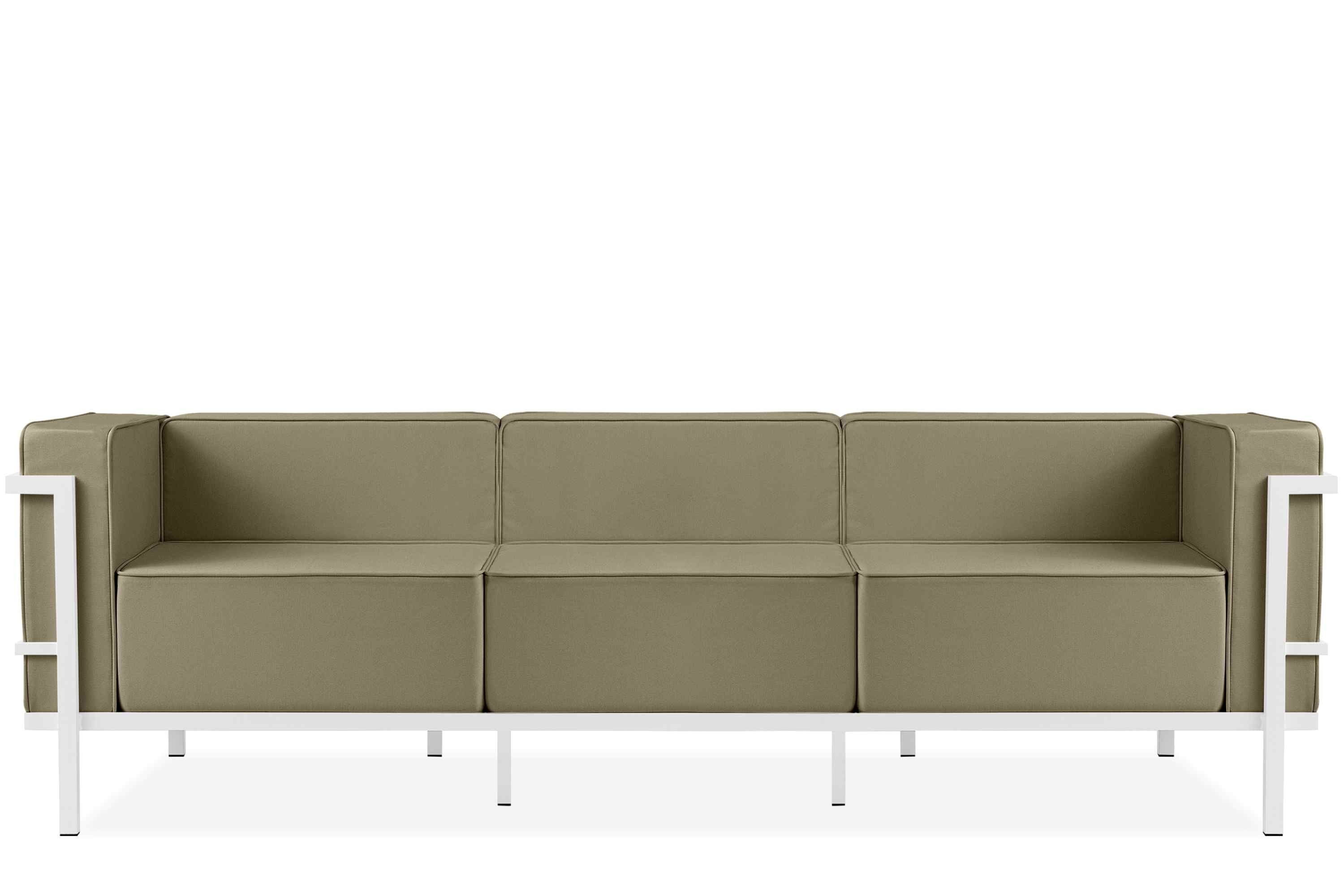 KONSIMO® Loungesofa TRIGLO Sofa 3-Personen, Stahlrahmen, handgefertigt, Superrobuste Bezugsstoffe, hergestellt in der EU, Gewicht: 45 kg