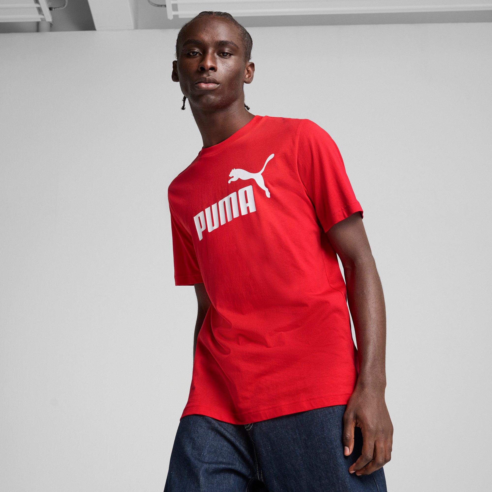PUMA T-Shirt ESS NO. 1 LOGO TEE Regular Fit, Rundhalsausschnitt, Kurzarm günstig online kaufen