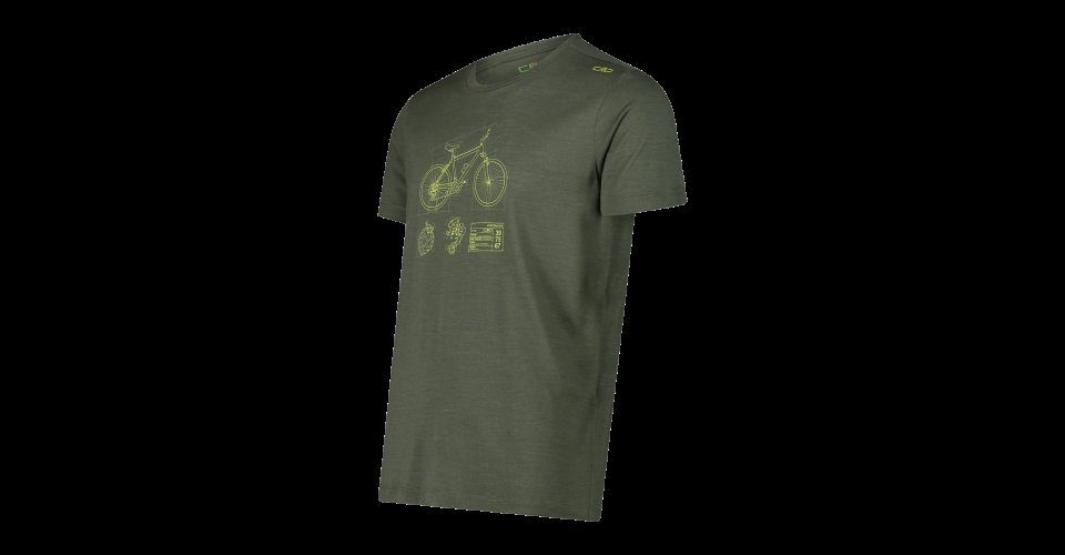 OIL GREEN T-Shirt MAN CMP T-SHIRT