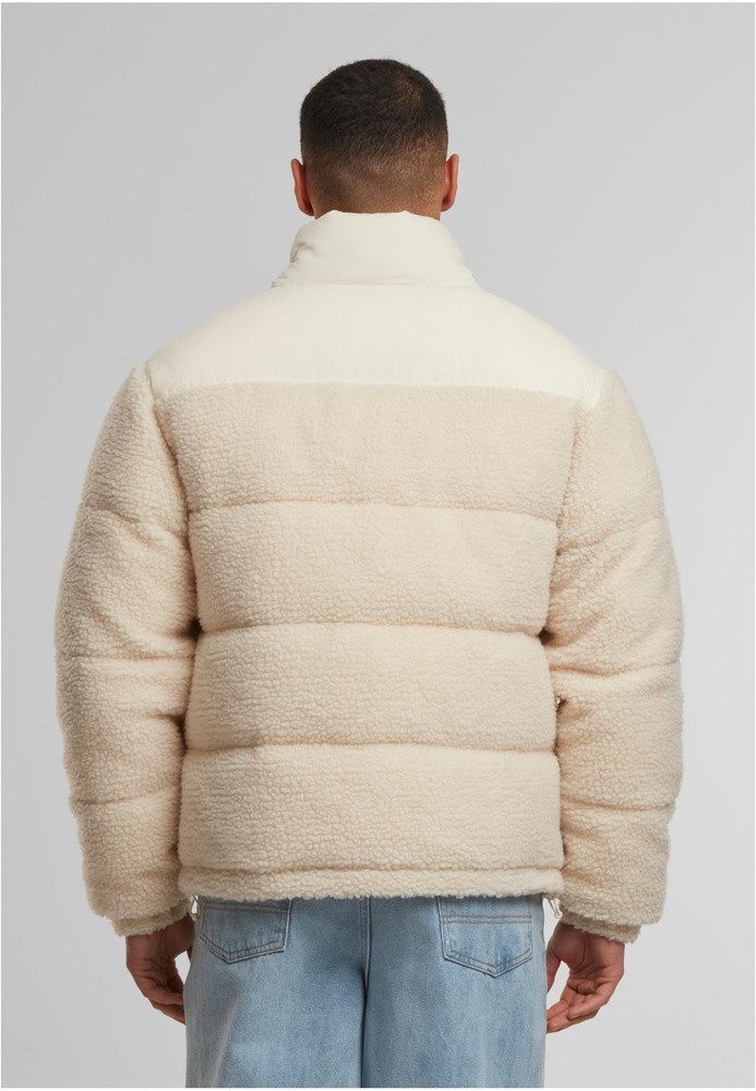 URBAN CLASSICS Steppjacke Fabric Mix Teddy Puffer Jacket günstig online kaufen