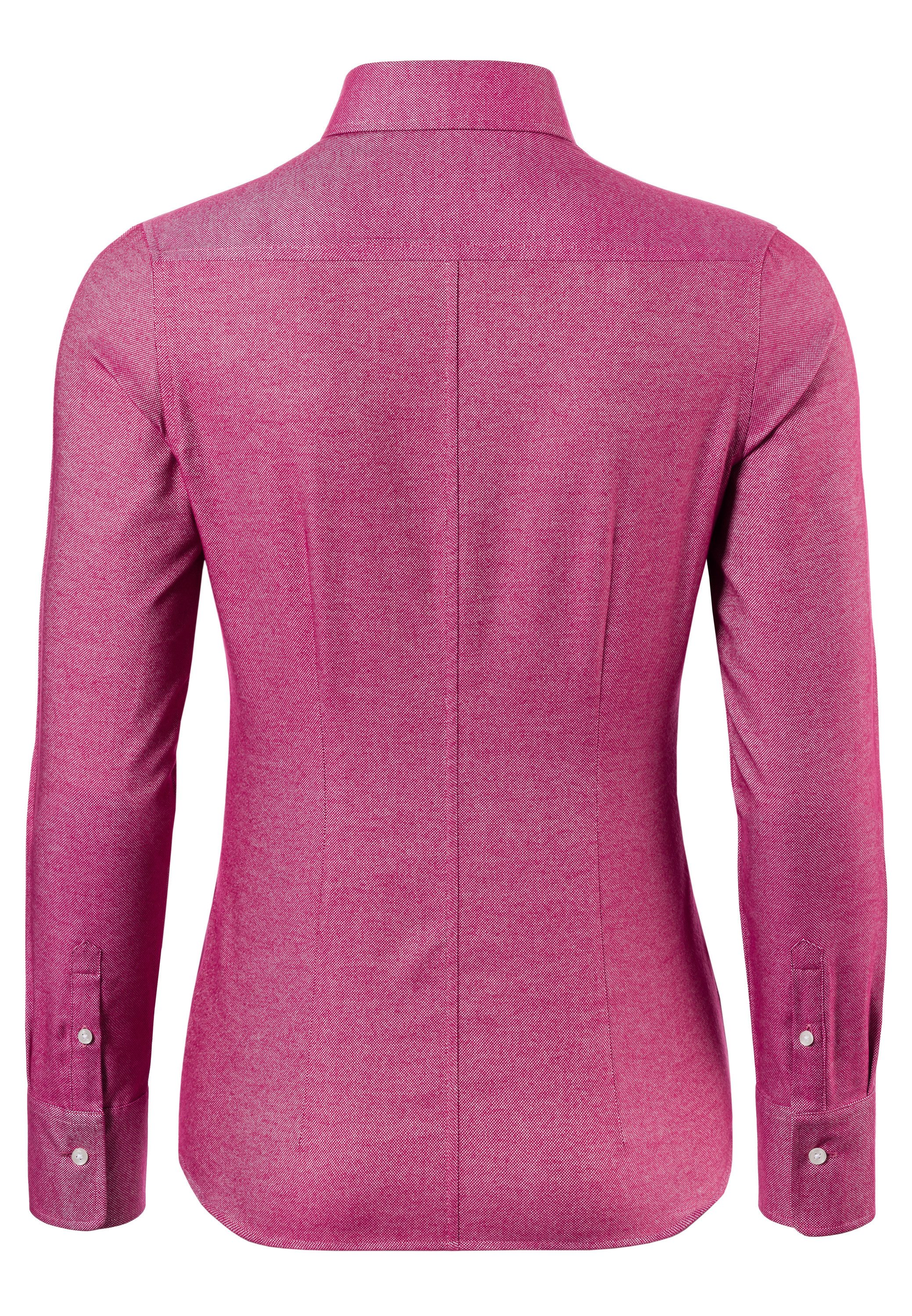 Vincenzo Boretti Klassische Bluse leicht tailliert soft Oxford