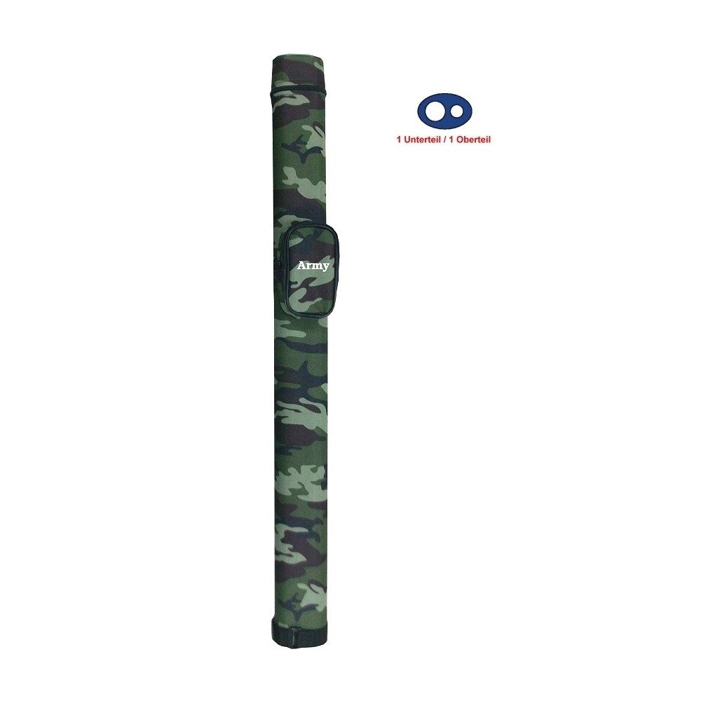 Winsport Billardqueue 1318.01 Köcher Army 1/1 mit Tragegurt im Camouflage-Design