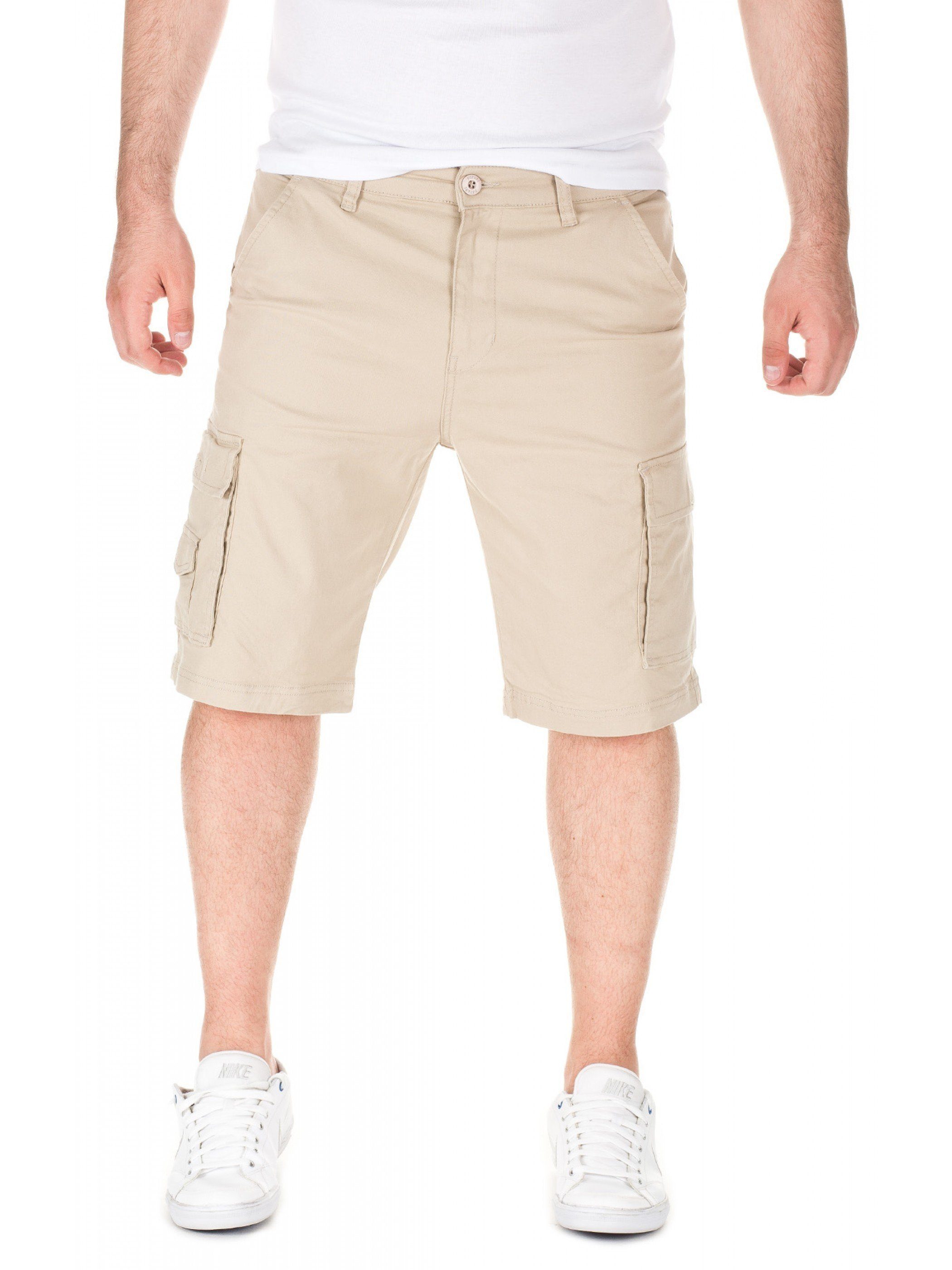 Yazubi Shorts Yazubi - Chino Shorts Mundo Herren Chinoshorts mit Stretchanteil Braun (beige 2002)