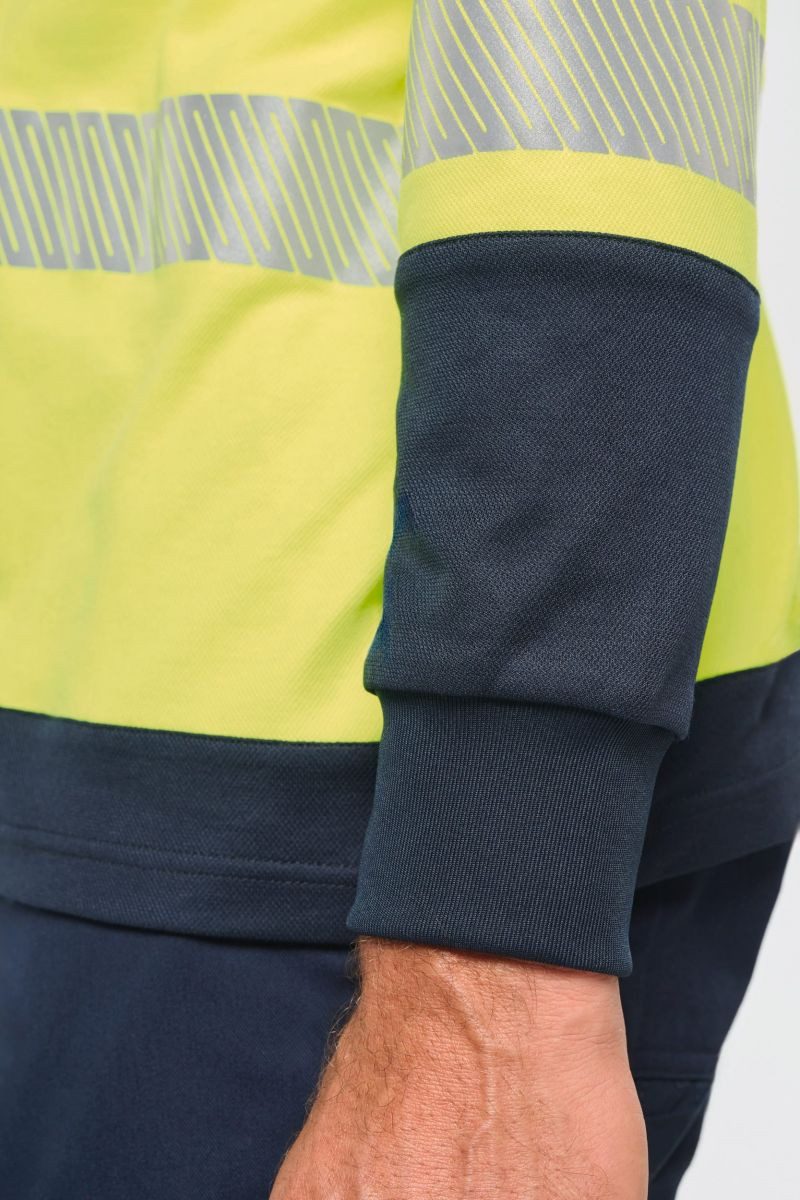 WK. Designed To Work Warnschutz-Shirt Recyceltes Sicherheits-T-Shirt mit langen Ärmeln