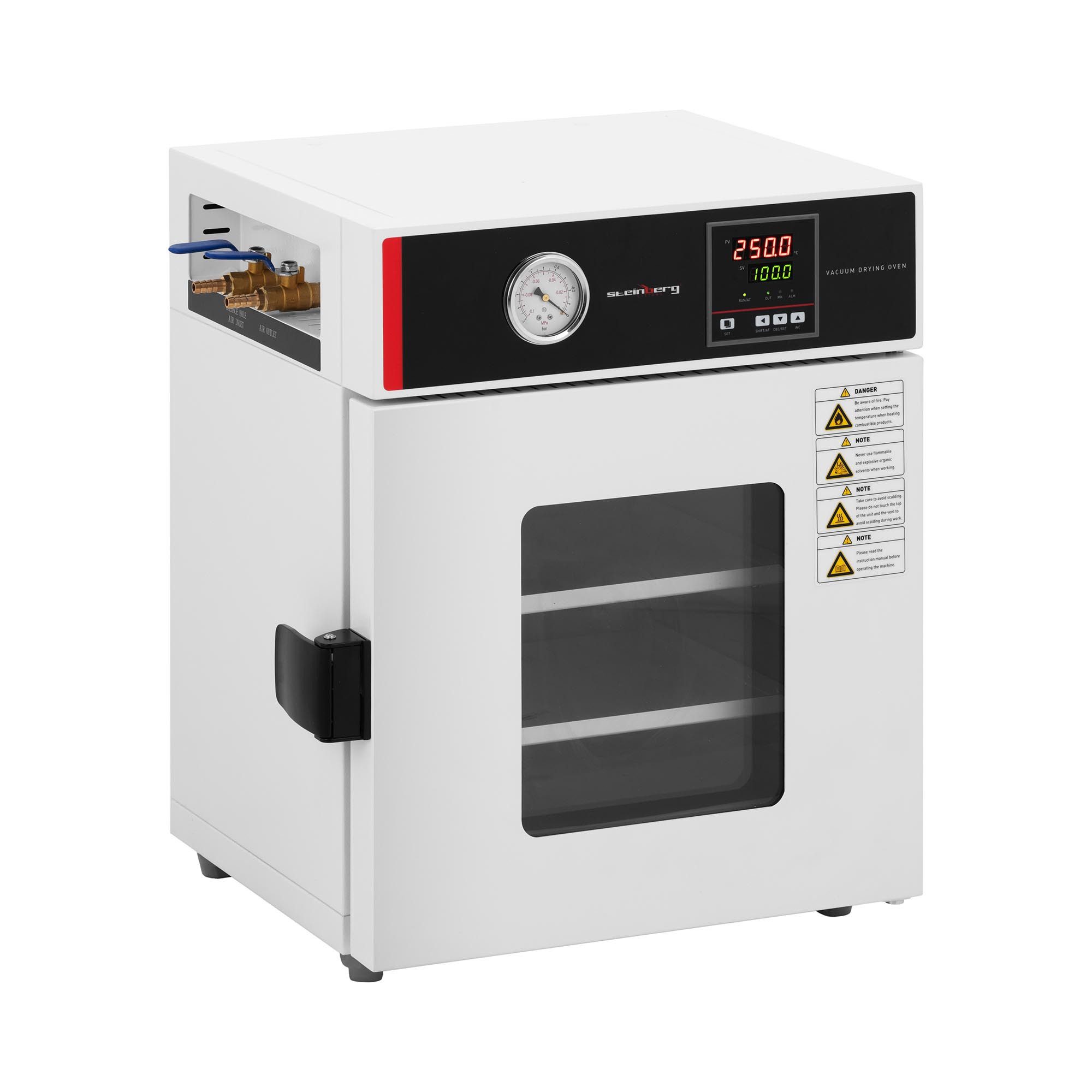 Dampfsterilisator Vakuumtrockenschrank 800 W 25 L Vakuumofen Trockenofen Trockenschrank