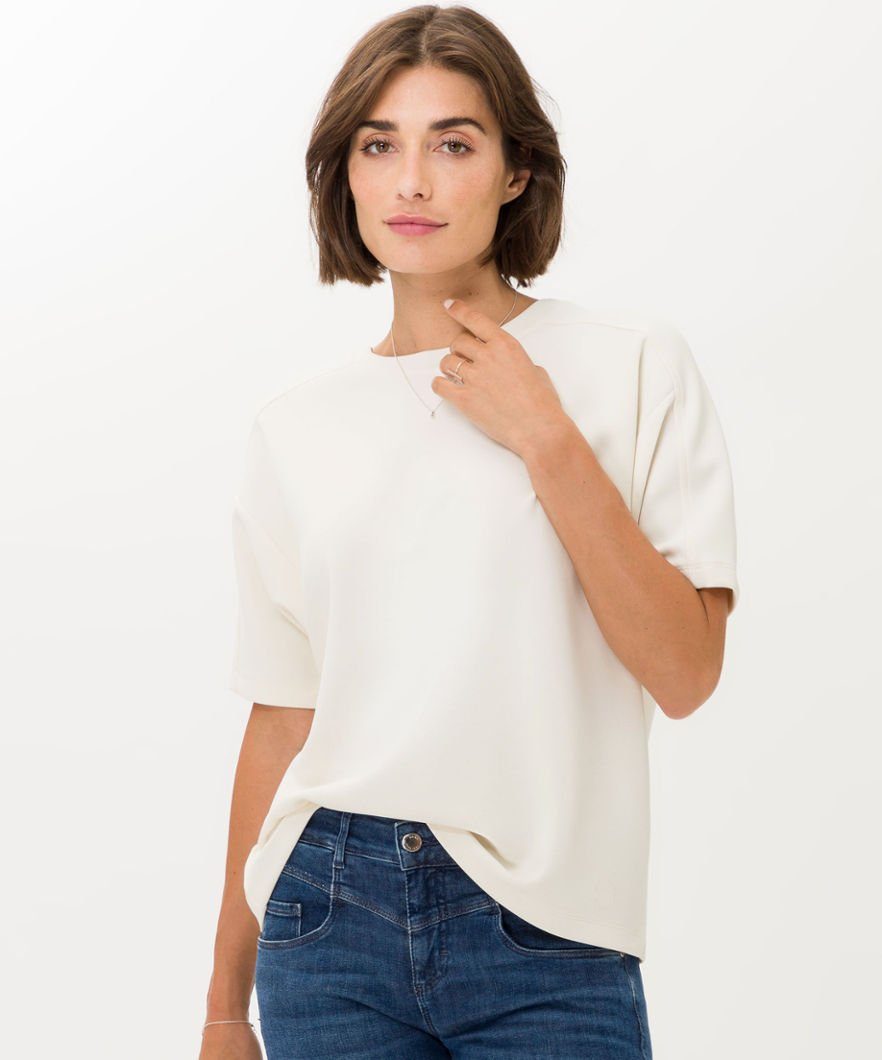 Brax Kurzarmshirt Style BAILEE offwhite | T-Shirts