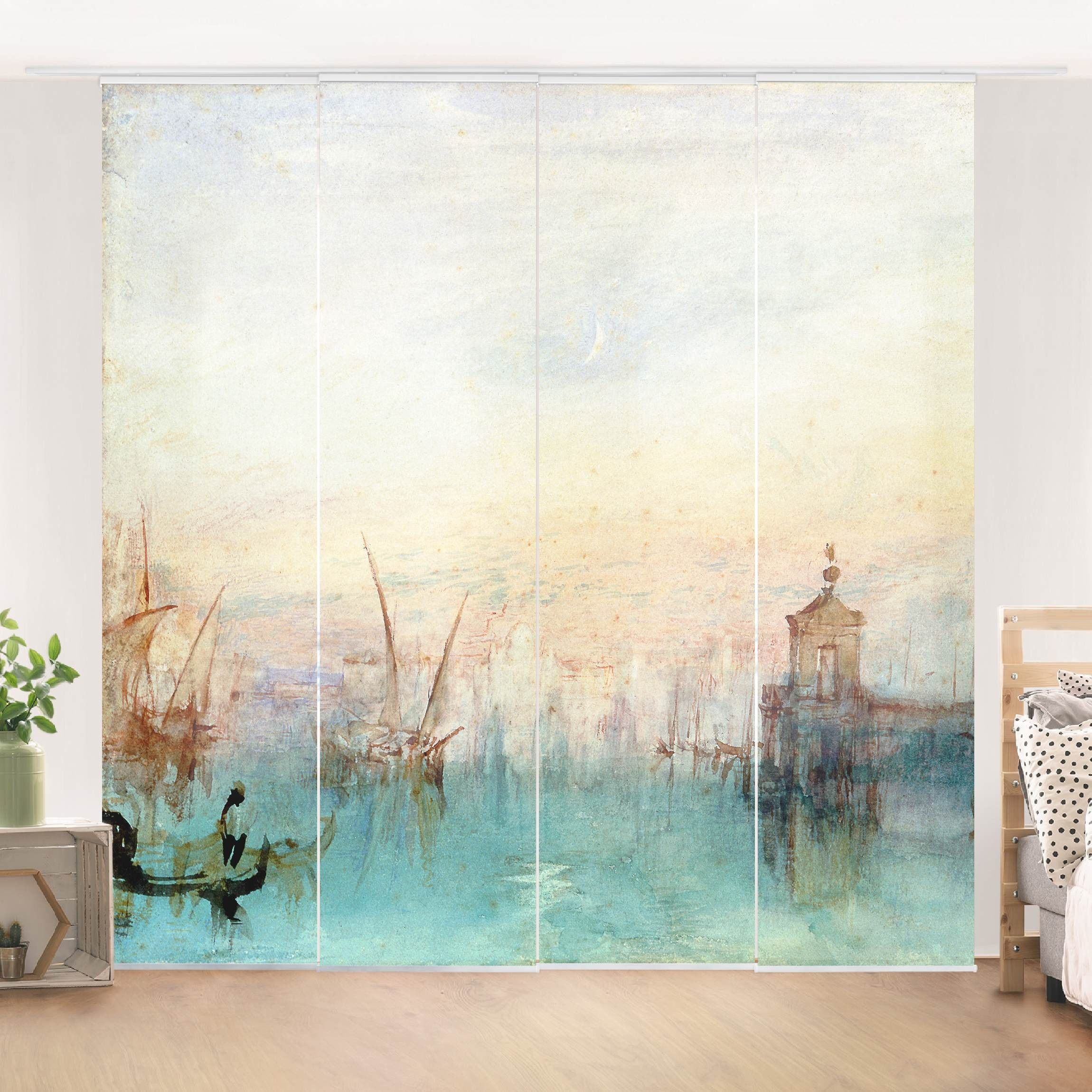 Bilderdepot24 Schiebegardine modern Flächenvorhang blickdicht Turner günstig online kaufen