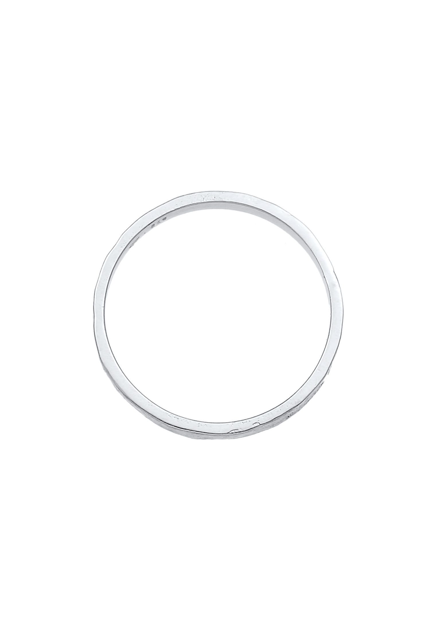 Elli Fingerring Bandring Partnerring Basic Organic Look 925 Silber