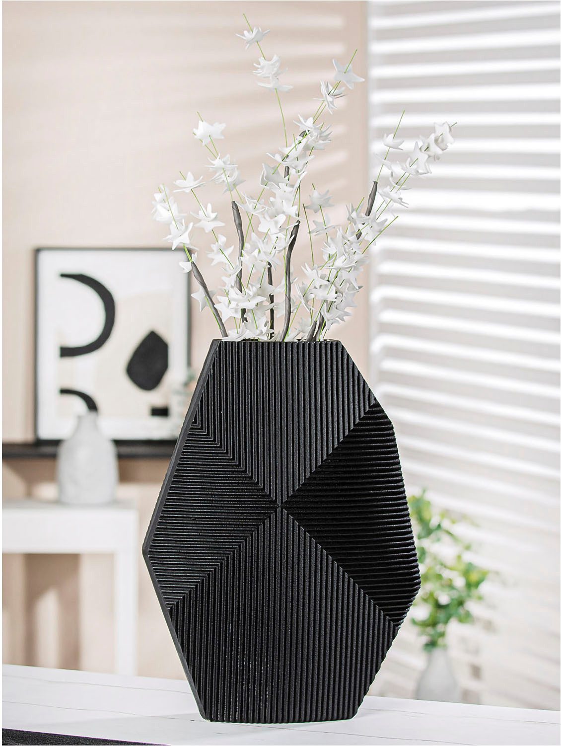 Casablanca by Gilde Tischvase Vase Heptagon, günstig online kaufen