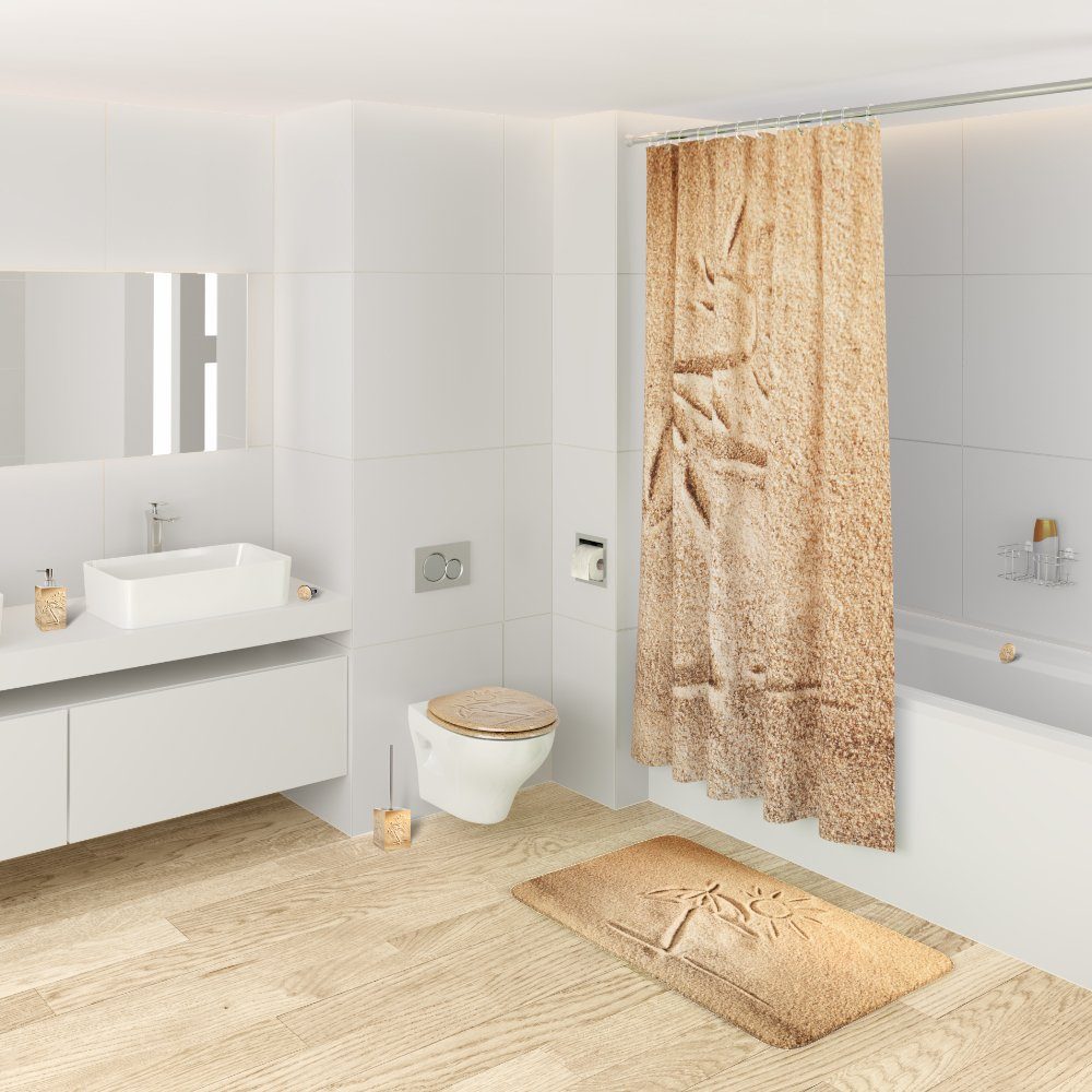 auswechselbarem Bürstenkopf mit & WC-Reinigungsbürste WC-Bürste stylish, Sunshine, Sanilo modern