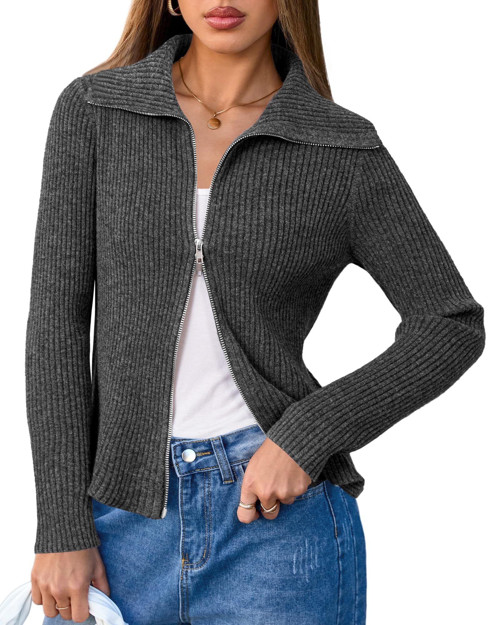 Arach&Cloz Wollpullover Arach&Cloz Damen Wollmischung Strickpullover Longpu günstig online kaufen