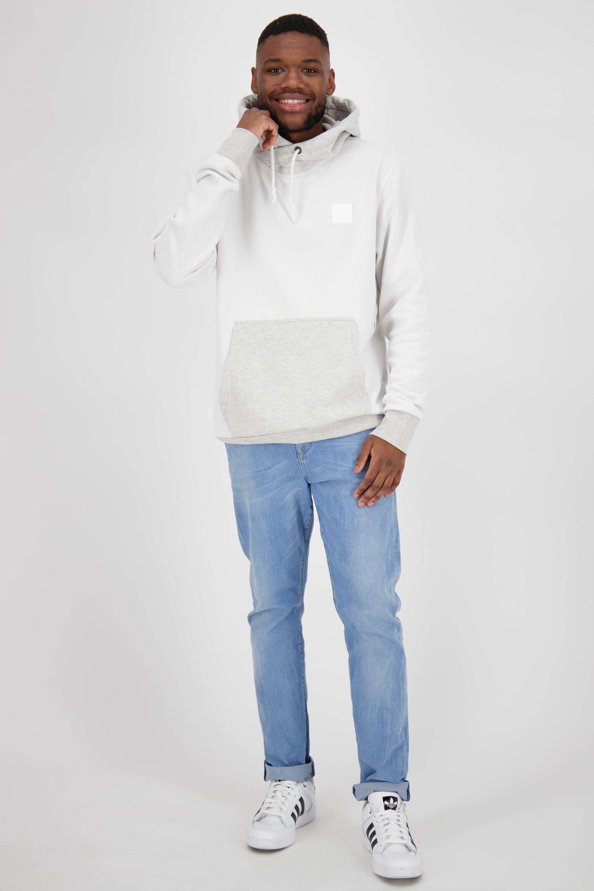 Alife & Sweat Herren Kapuzensweatshirt, Sweatshirt Kickin MatteoAK Kapuzensweatshirt white