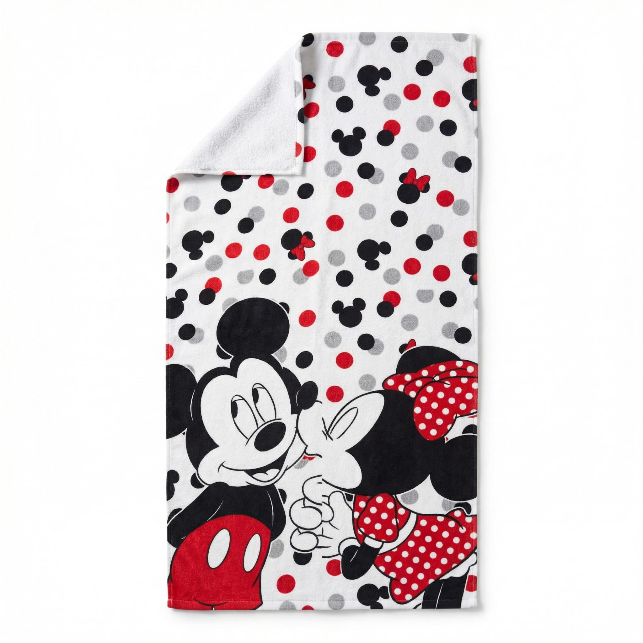Disney Strandtuch Disney Mickey und Minnie Maus Badetuch, Baumwolle, XL 70x140 cm, 100% Baumwolle