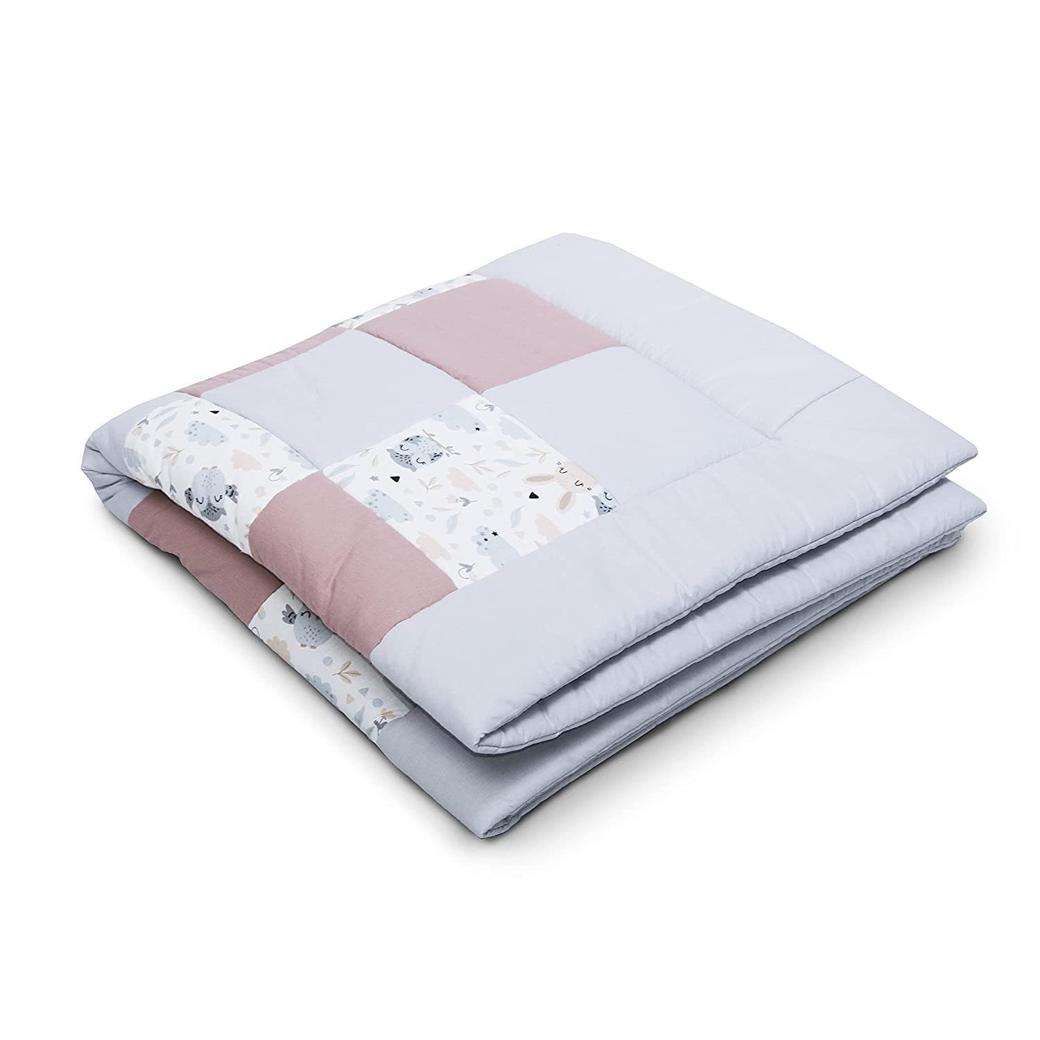 Krabbeldecke Krabbelmatte Spieldecke Matte Spielmatte ca. 145x145 cm, Amilian