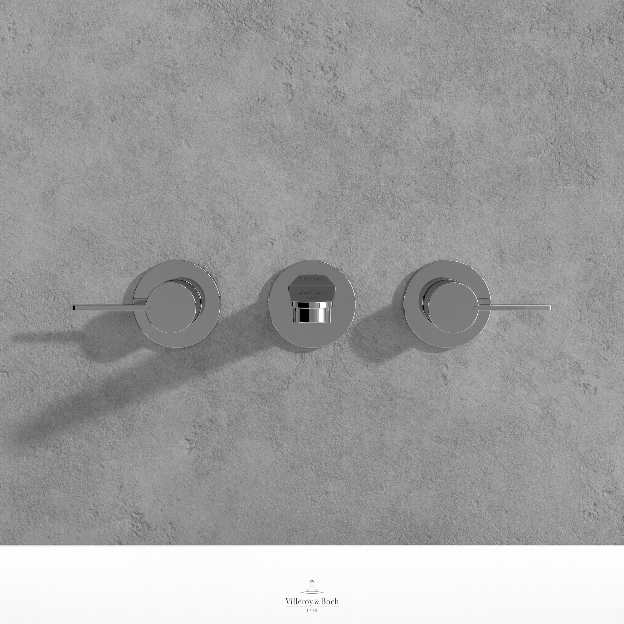 Villeroy & Boch Waschtischarmatur Conum Ohne Ablaufgarnitur, Wandmontage