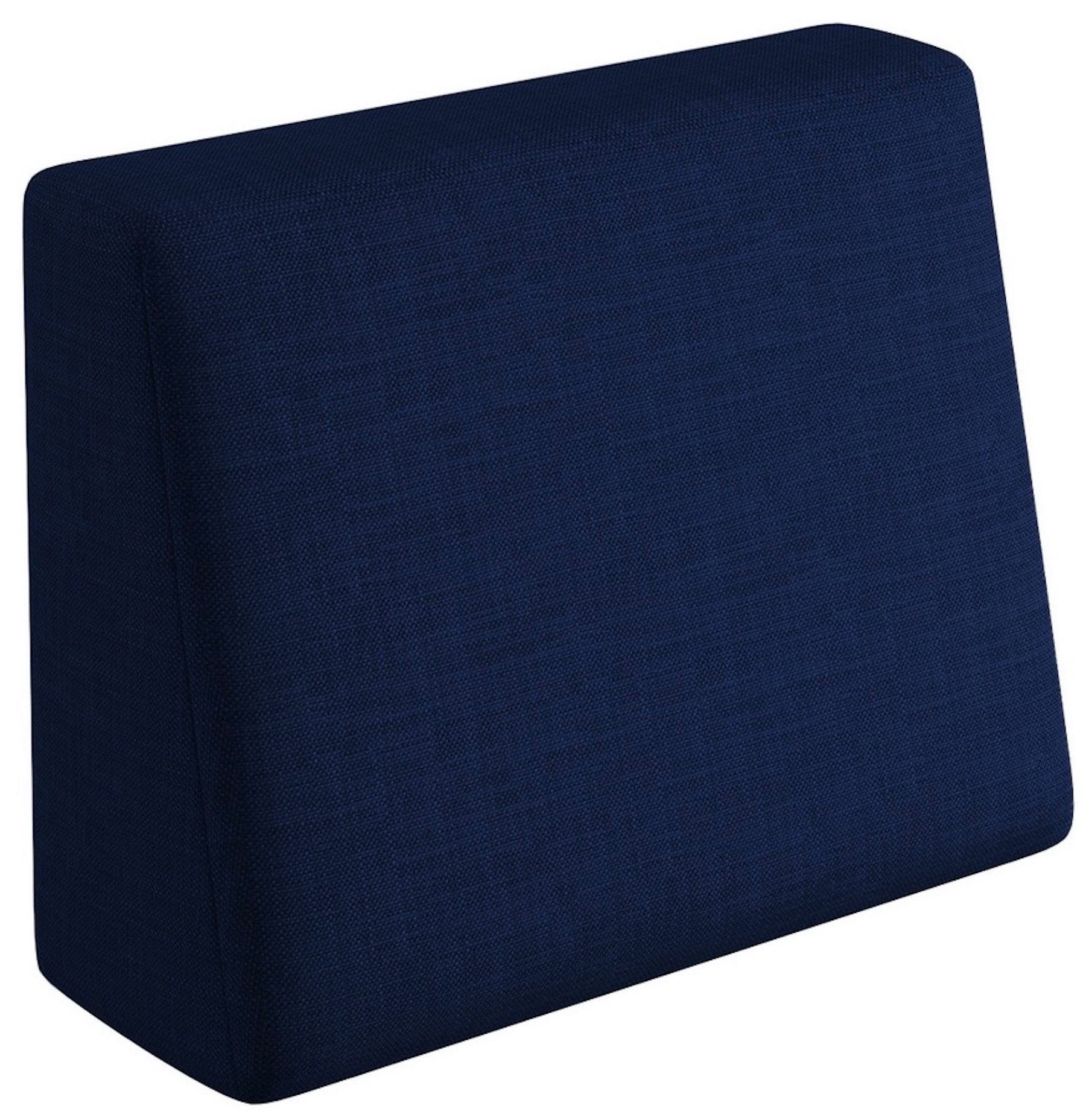 sunnypillow Rückenkissen Palettenkissen mit abnehmbarem Bezug Seitenkissen 60x40x20/10cm, Blau