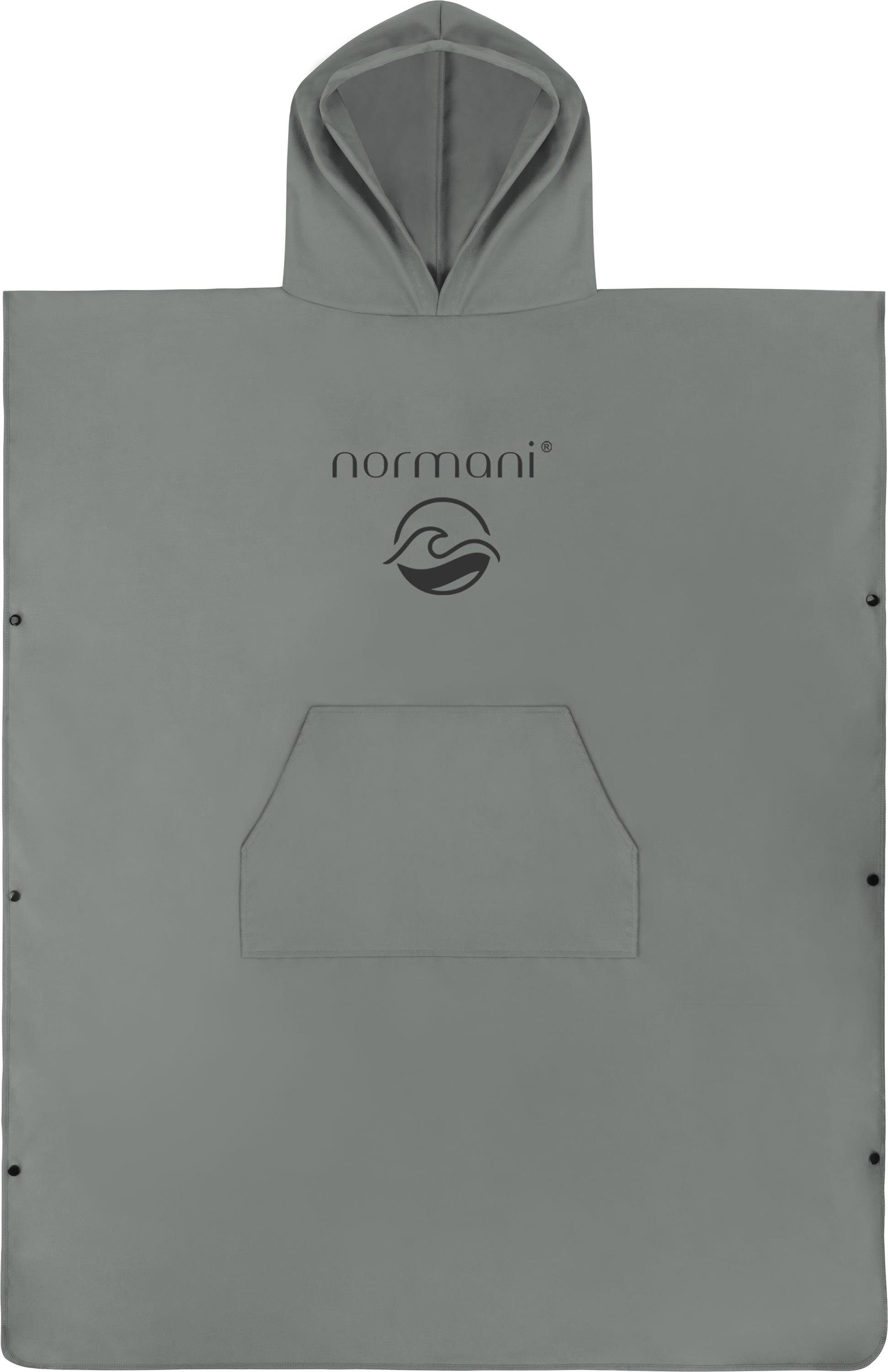 normani Unisex-Bademantel Weicher Mikrofaser Badeponcho Nosara, 110, Polyes günstig online kaufen