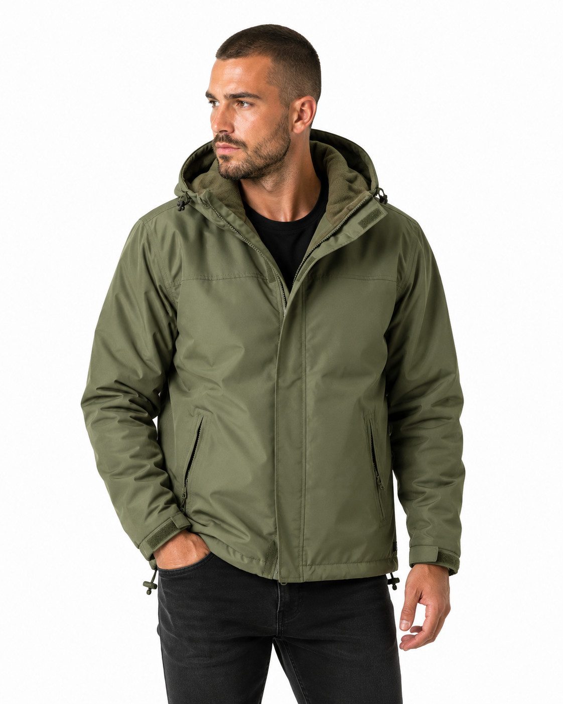 Brandit Regenjacke Übergangs Jacke Herbst Winter Regenjacke Windbreaker Outdoor Allwetter