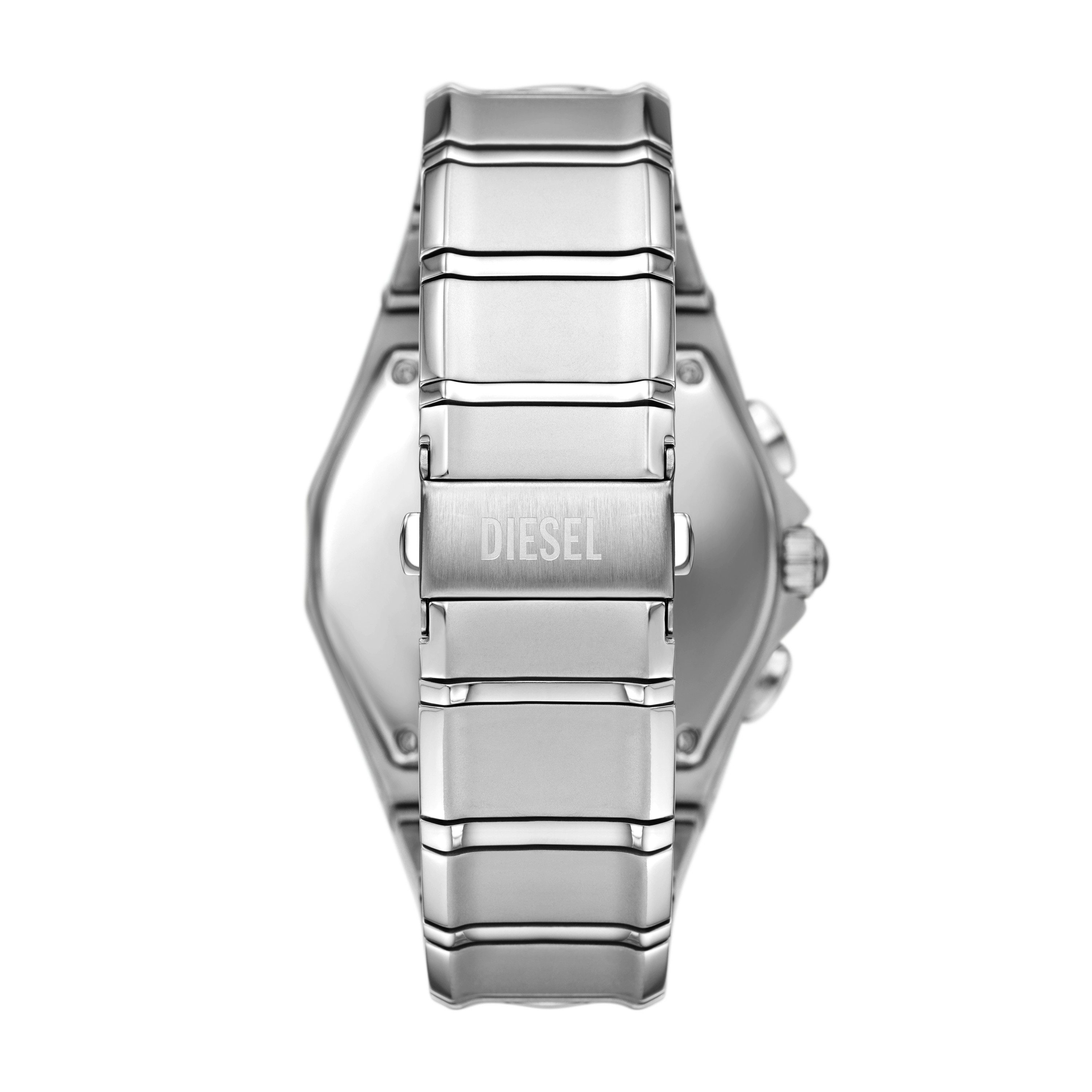 Diesel Chronograph D-CURVE DZ4694, Quarzuhr, Armbanduhr, Herrenuhr, Edelstahlarmband, analog
