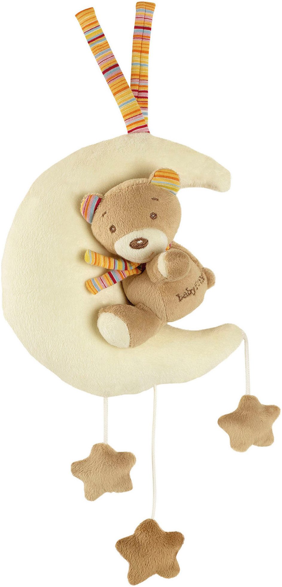 Fehn Spieluhr Rainbow, Teddy im Mond günstig online kaufen