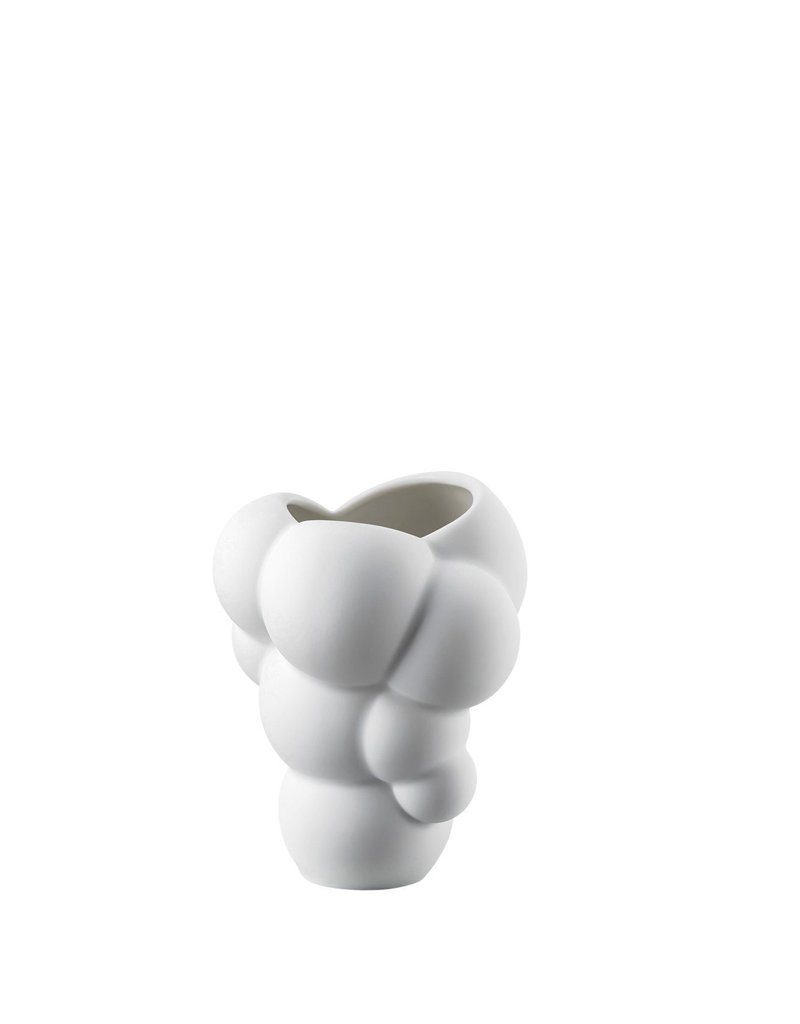 Rosenthal Tischvase Minivase Skum, weiß, 10 cm, Kollektion Miniaturvasen