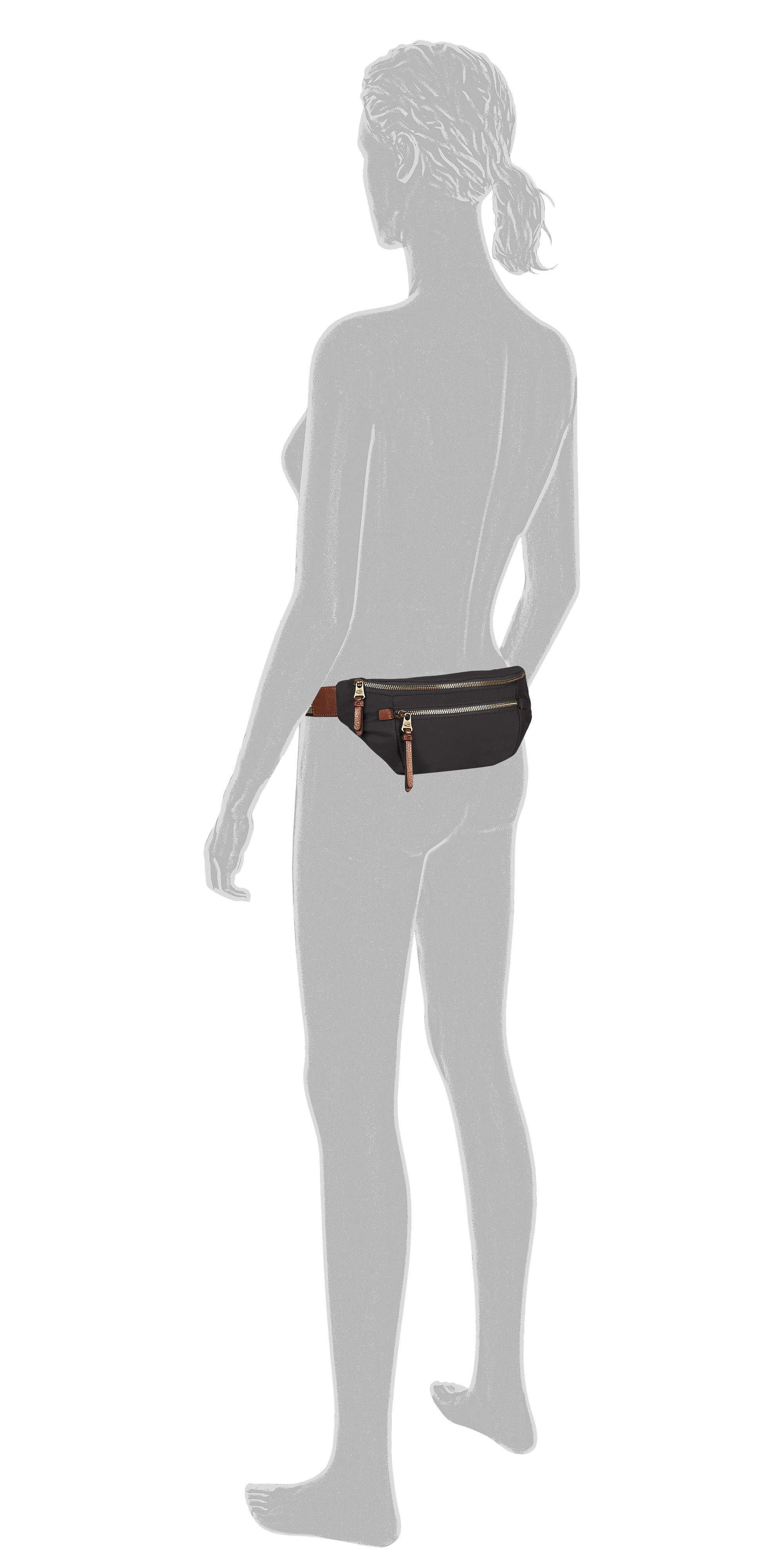 camel active Bauchtasche Bari, aus hochwertigem matten Nylon mit gestreifte günstig online kaufen