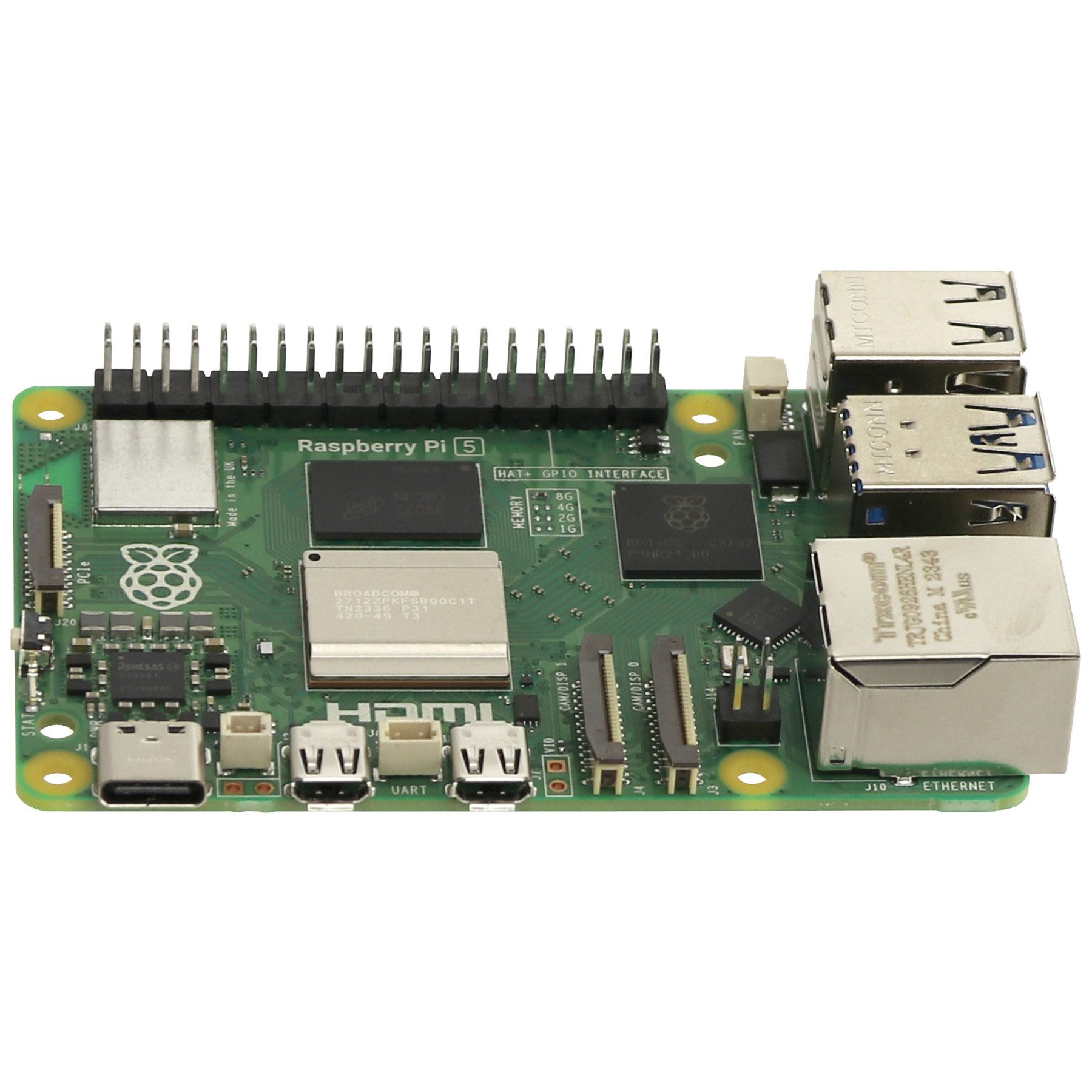 Raspberry Pi RASPBERRY PI 5, 8 GB Mini-PC Barebone