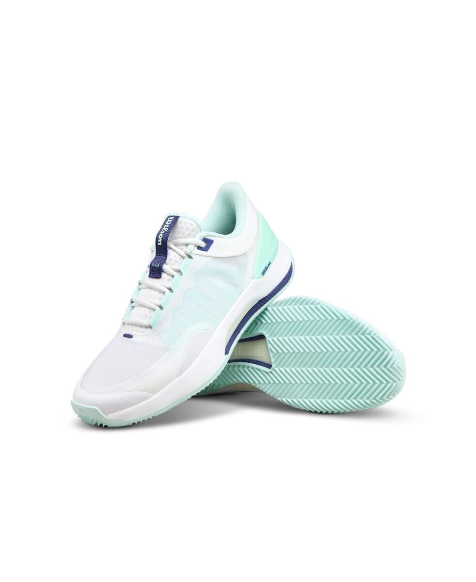 Wilson Intrigue Tour Clay/Sandplatz 2026 weiss/blau Damen Tennisschuh