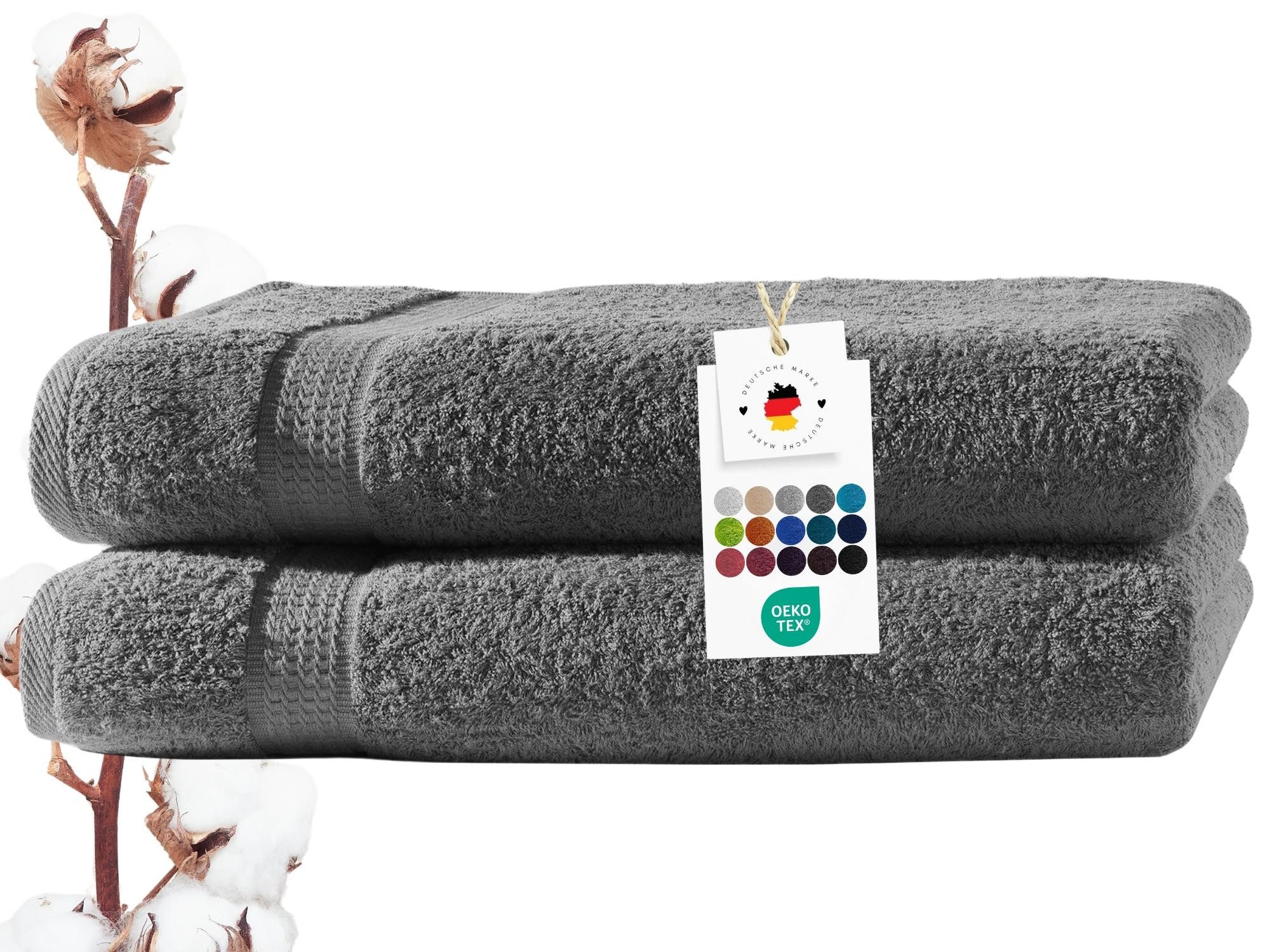 YQxwJL Badetücher Mit Orchideen-Druck - 70x140cm Saugstark & Schnell Trocknend