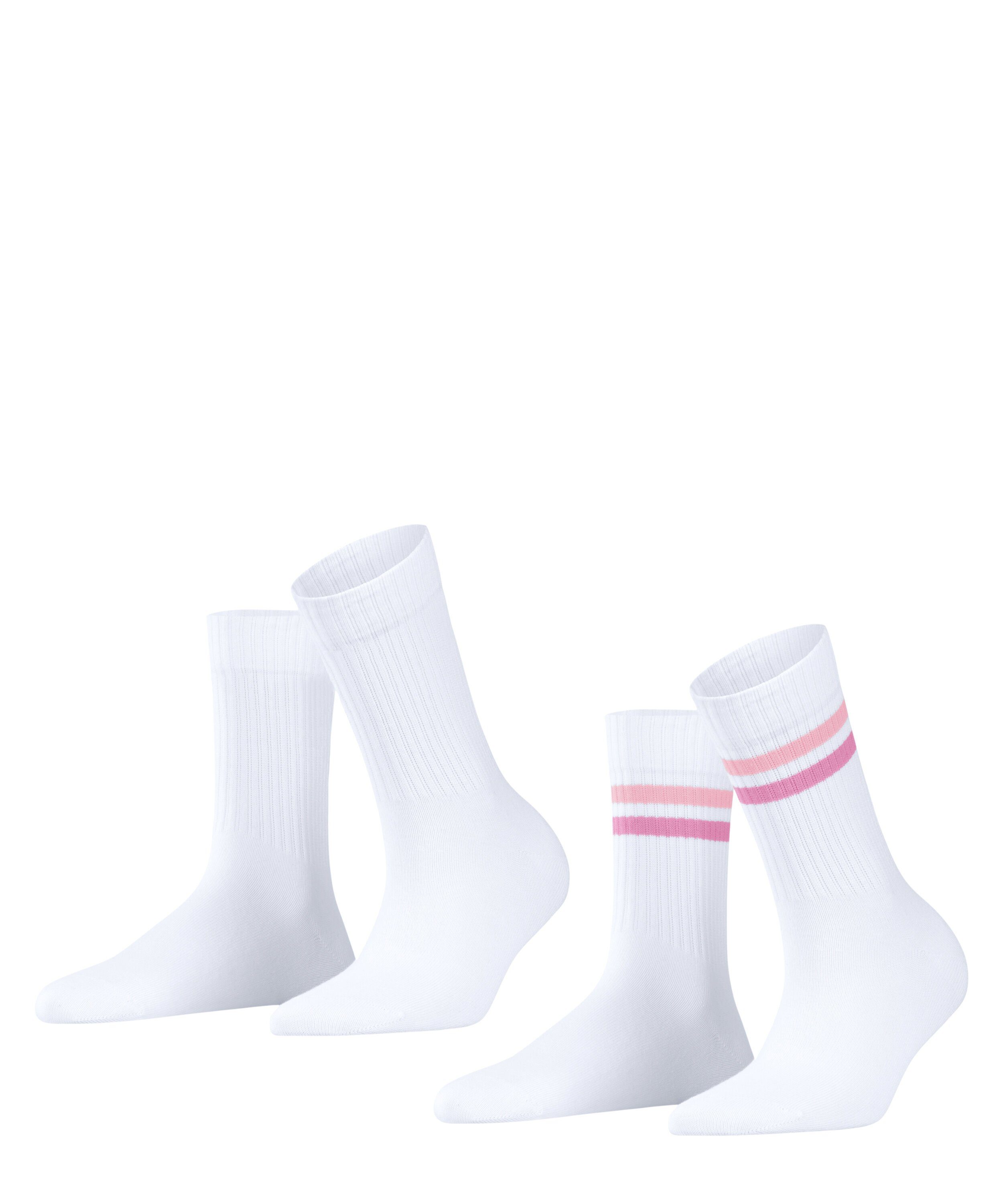 2-Pack (2-Paar) Socken woolwhite Esprit Tennis Stripe (2060)