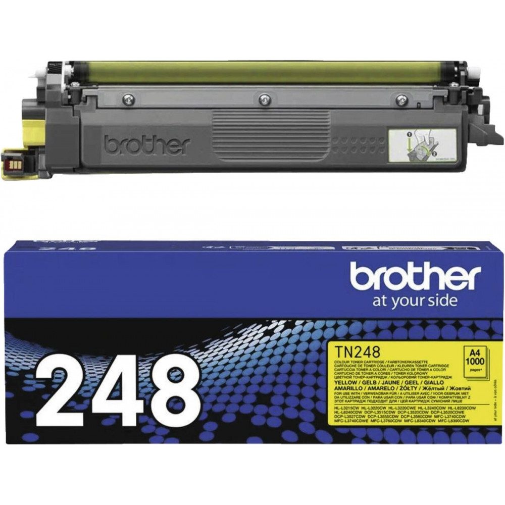 Brother TN-248Y Gelb Toner für Drucker. Laserdrucker