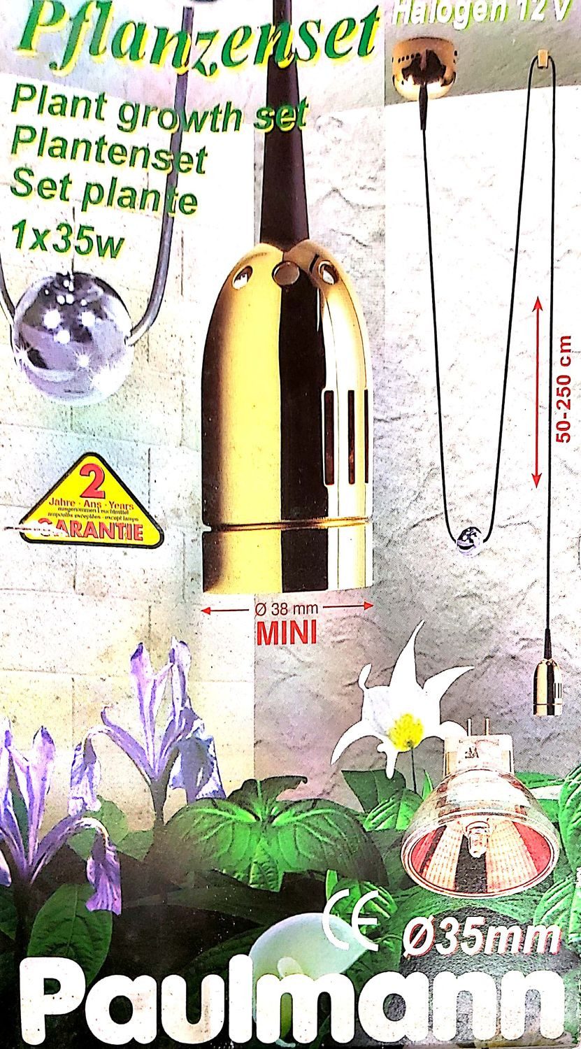 Paulmann Pendelleuchte Paulmann Pflanzenset 50338 230V/12V 35W Pendel mit Abhängung