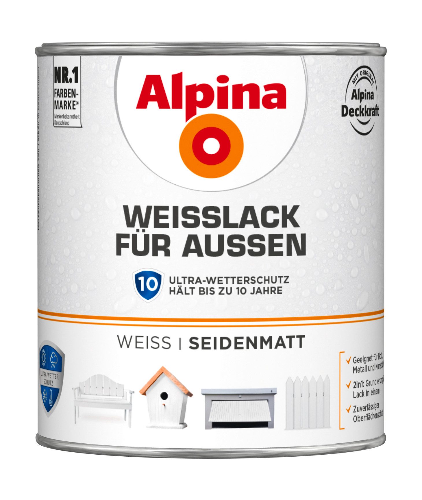 Alpina Weißlack Alpina Weißlack für Außen