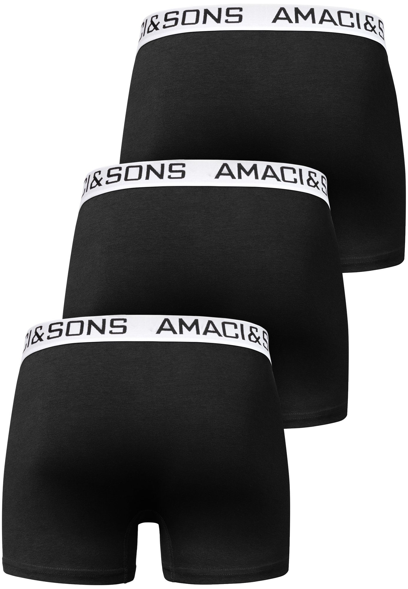 Amaci&Sons Boxershorts DUSTIN 3er Pack Boxershorts (3er-Pack) Herren Baumwo günstig online kaufen