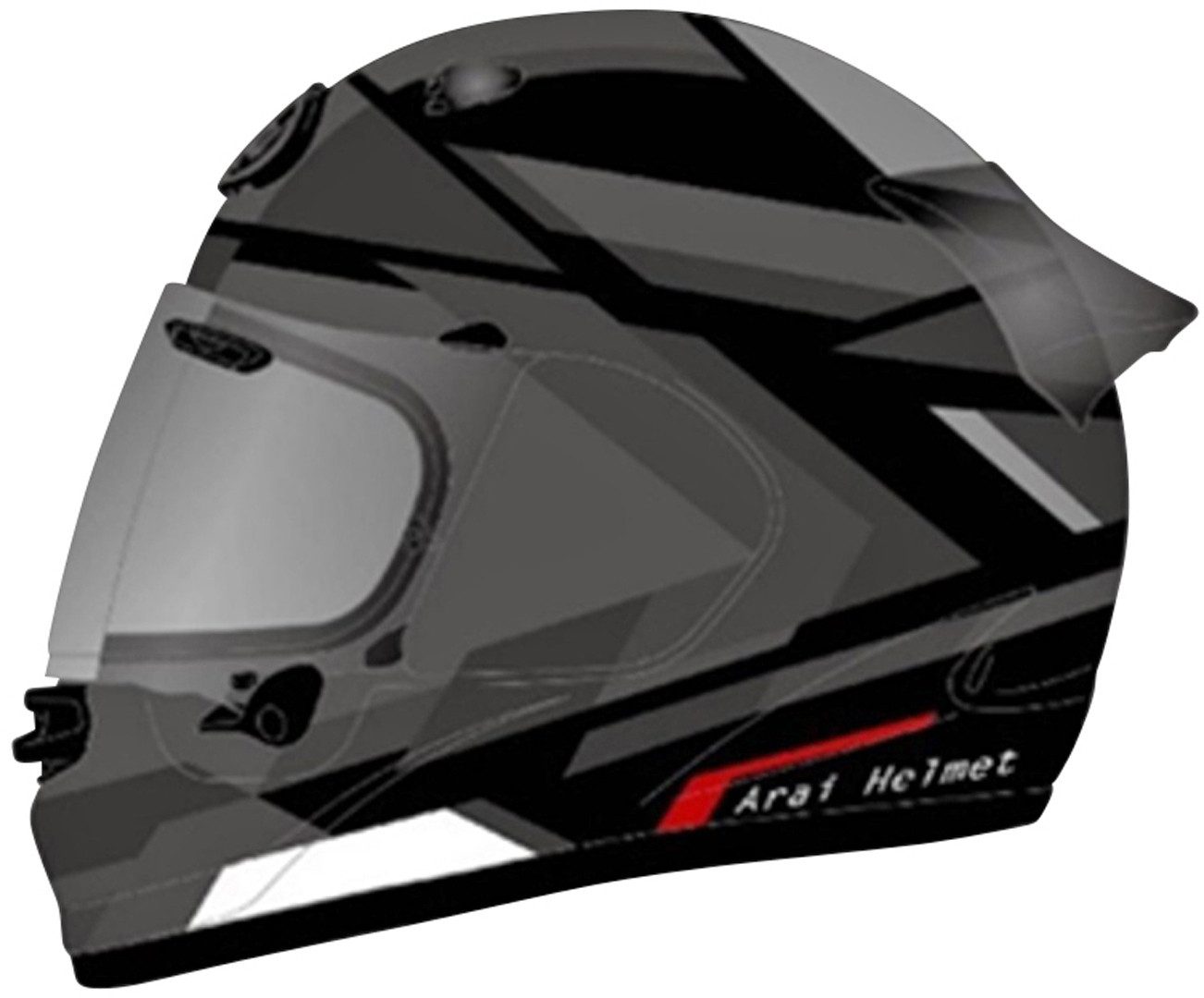 Arai Motorradhelm Quantic Mosaic Helm, Vorbereitet Für Kommunikationssystem