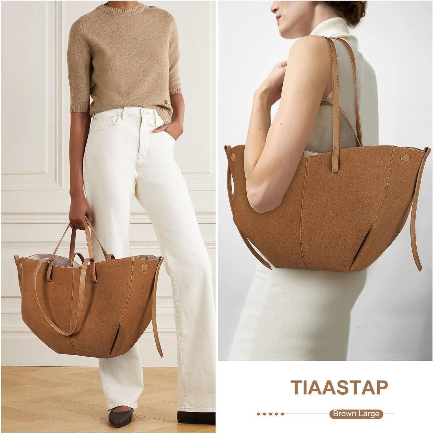 LuxusKollektion Handtasche Tote Bag Kunstleder Damen Groß Schultertasche Sh günstig online kaufen