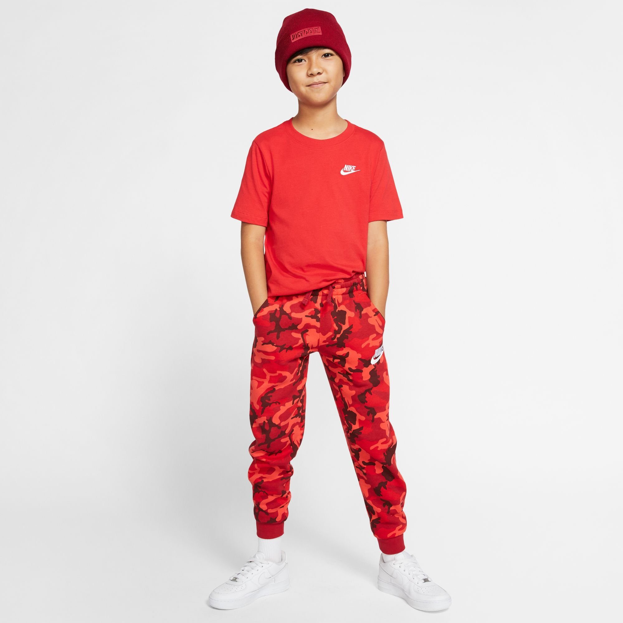 Sportswear Nike T-SHIRT RED/WHITE KIDS' T-Shirt UNIVERSITY BIG