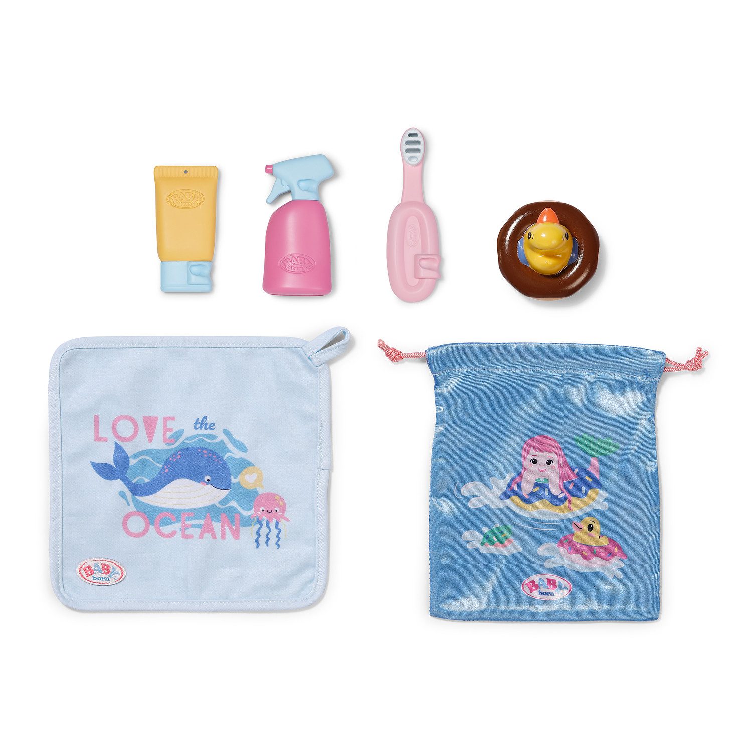 Baby Born Puppen Accessoires-Set Badespaß Set, passend für Click & Play BABY born Puppen – Bild 3 von 5