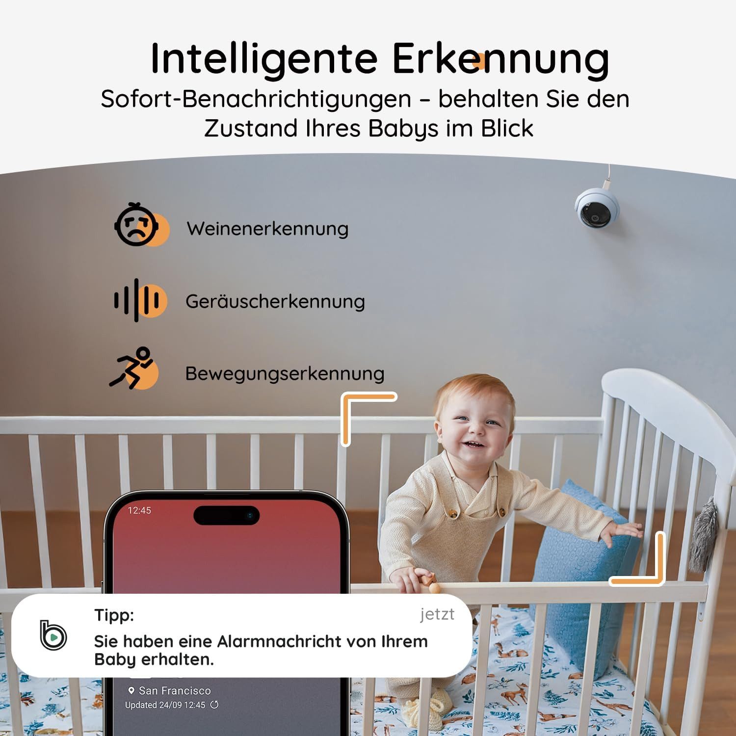 Boifun 5" Video-Babyphone - Bild 3