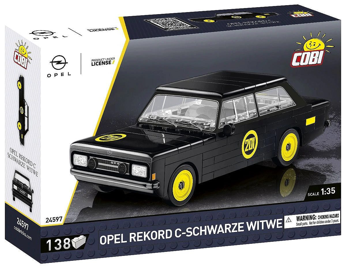 COBI Spiel Opel Rekord C Schwarze Witwe (138 PCS)