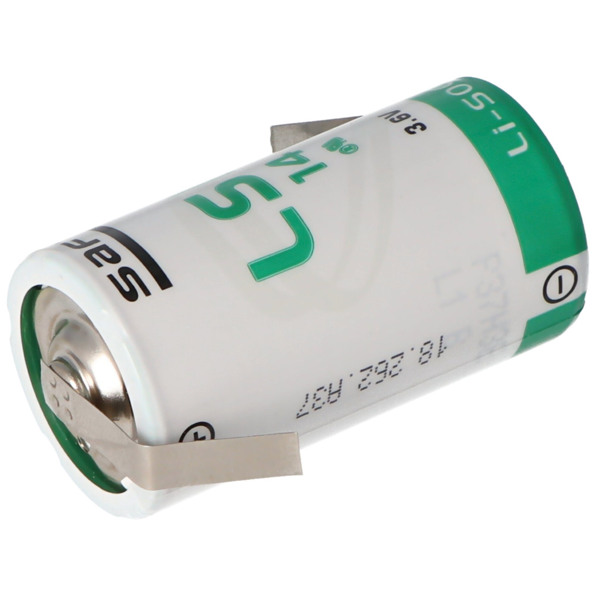 (3,6 SAFT Batterie in V) mit LSH14CNR Z-Form Saft Batterie, Lithium 5500mAh 3.6V Lötfahnen
