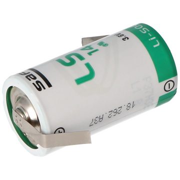 Saft SAFT LSH14CNR Lithium Batterie 3.6V 5500mAh mit Lötfahnen in Z-Form Batterie, (3,6 V)