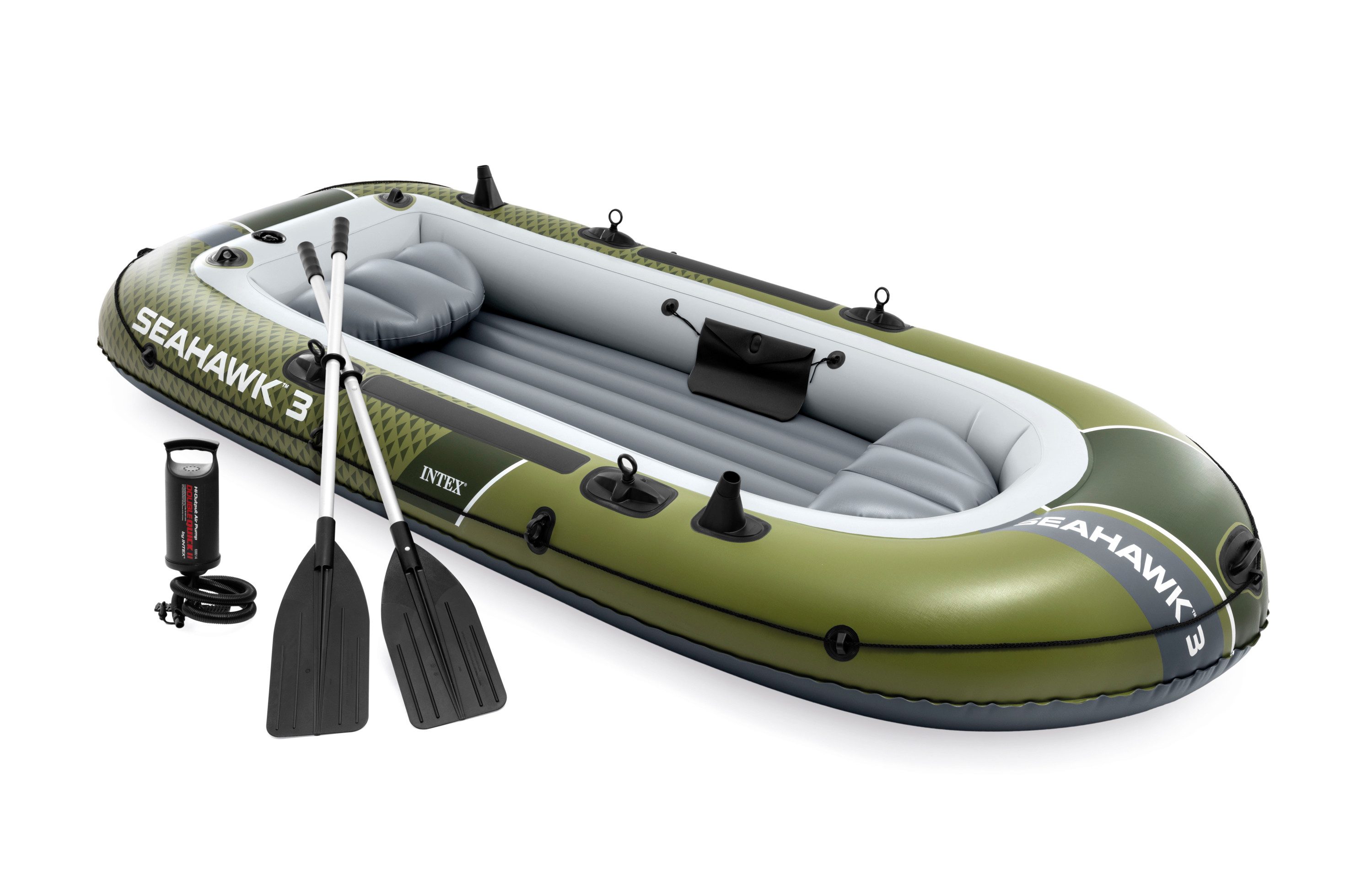 Intex Schlauchboot Seahawk 3 Drei Personen Boot-Set